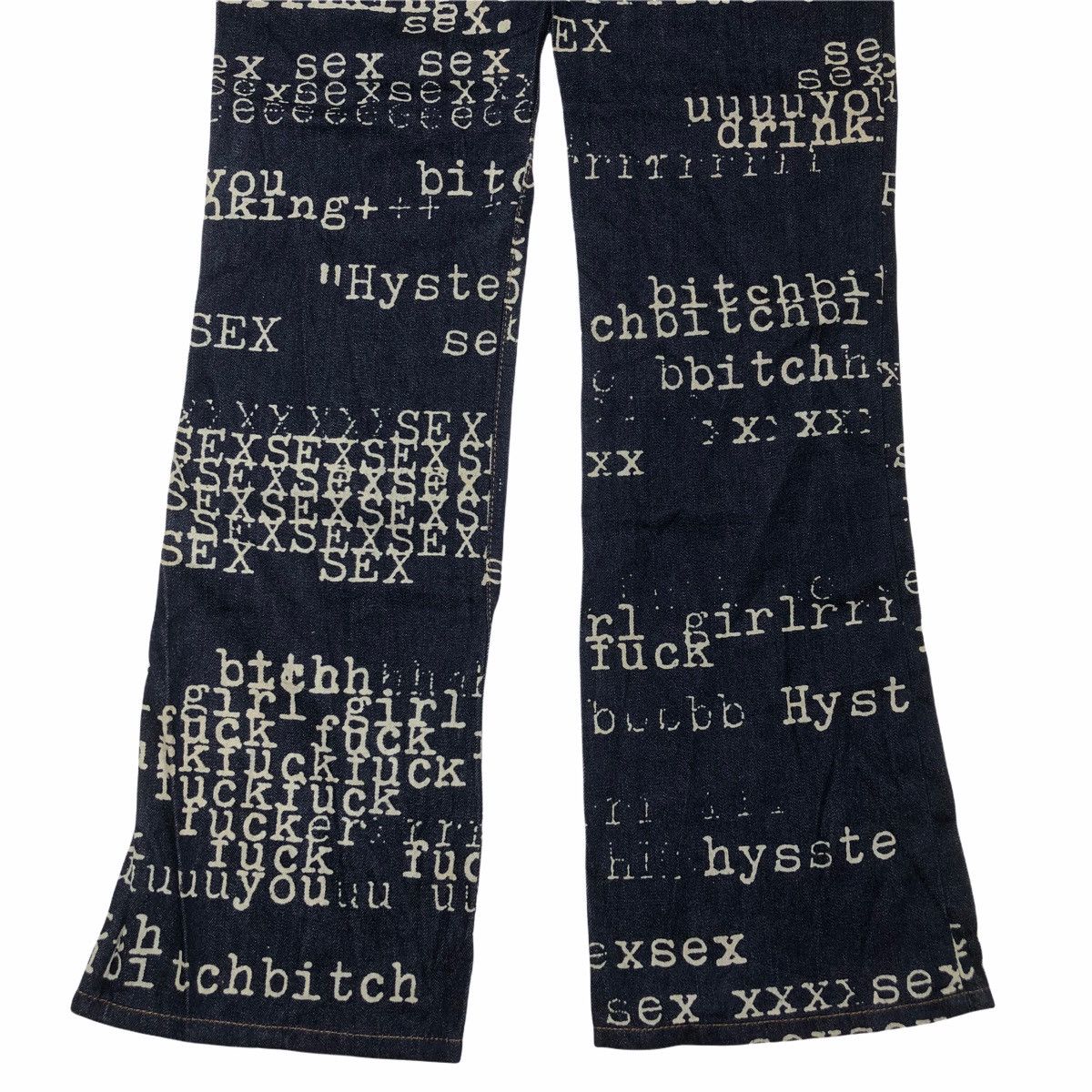 Hysteric Glamour ❤️‍🔥DELETE❤️‍🔥1980s Hysteric Glamour - XXX Denim Pants Size US 29 - 5 Thumbnail
