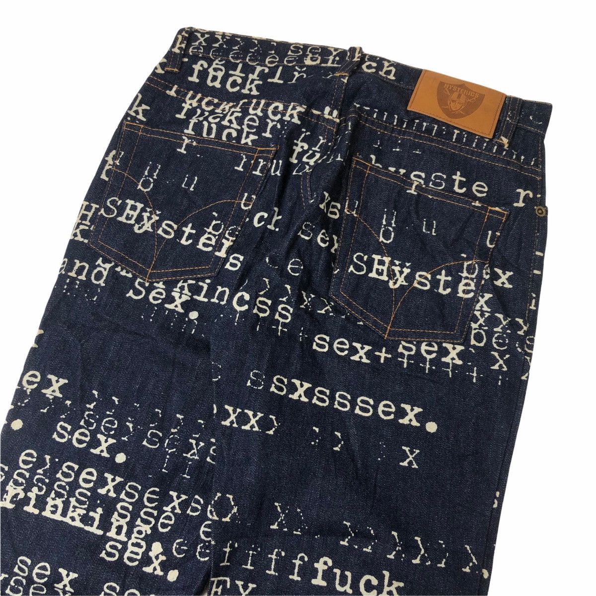 Hysteric Glamour ❤️‍🔥DELETE❤️‍🔥1980s Hysteric Glamour - XXX Denim Pants Size US 29 - 9 Thumbnail