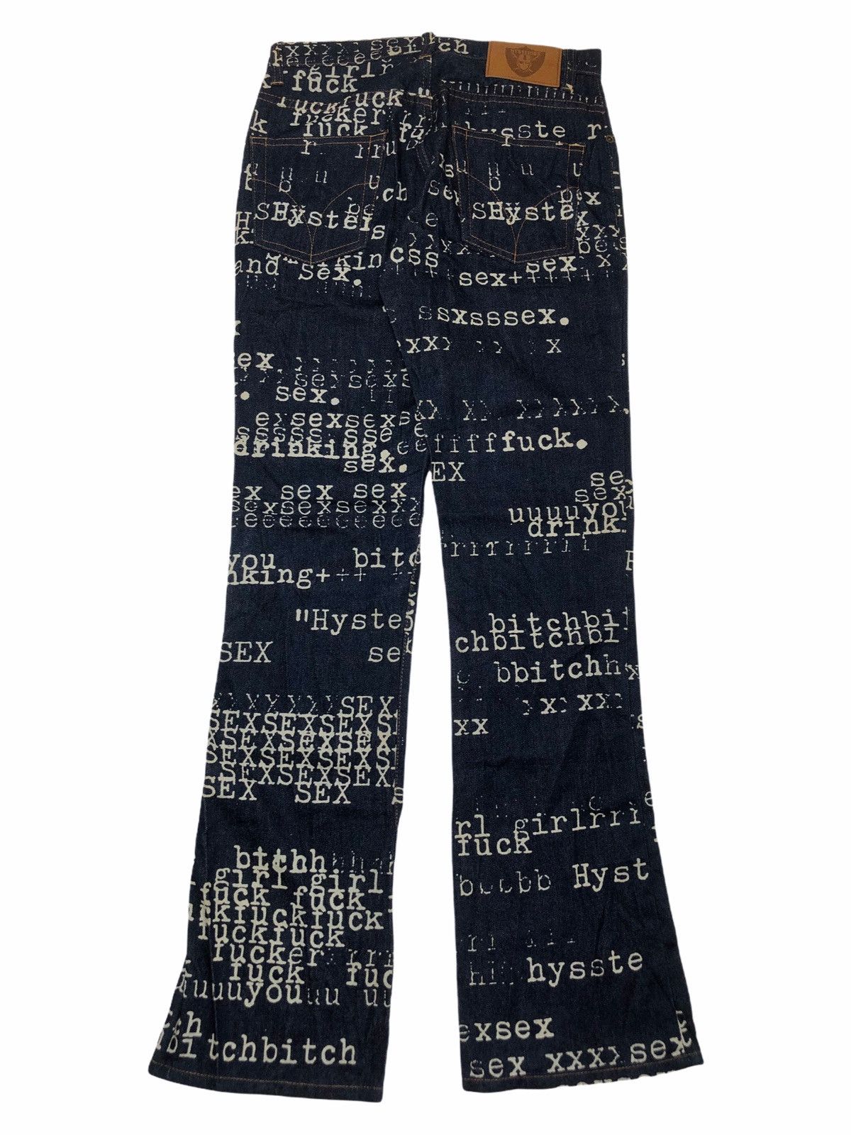 Hysteric Glamour ❤️‍🔥DELETE❤️‍🔥1980s Hysteric Glamour - XXX Denim Pants Size US 29 - 1 Thumbnail