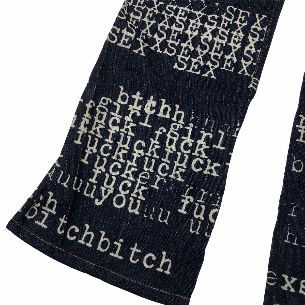 Hysteric Glamour ❤️‍🔥DELETE❤️‍🔥1980s Hysteric Glamour - XXX Denim Pants Size US 29 - 7 Thumbnail