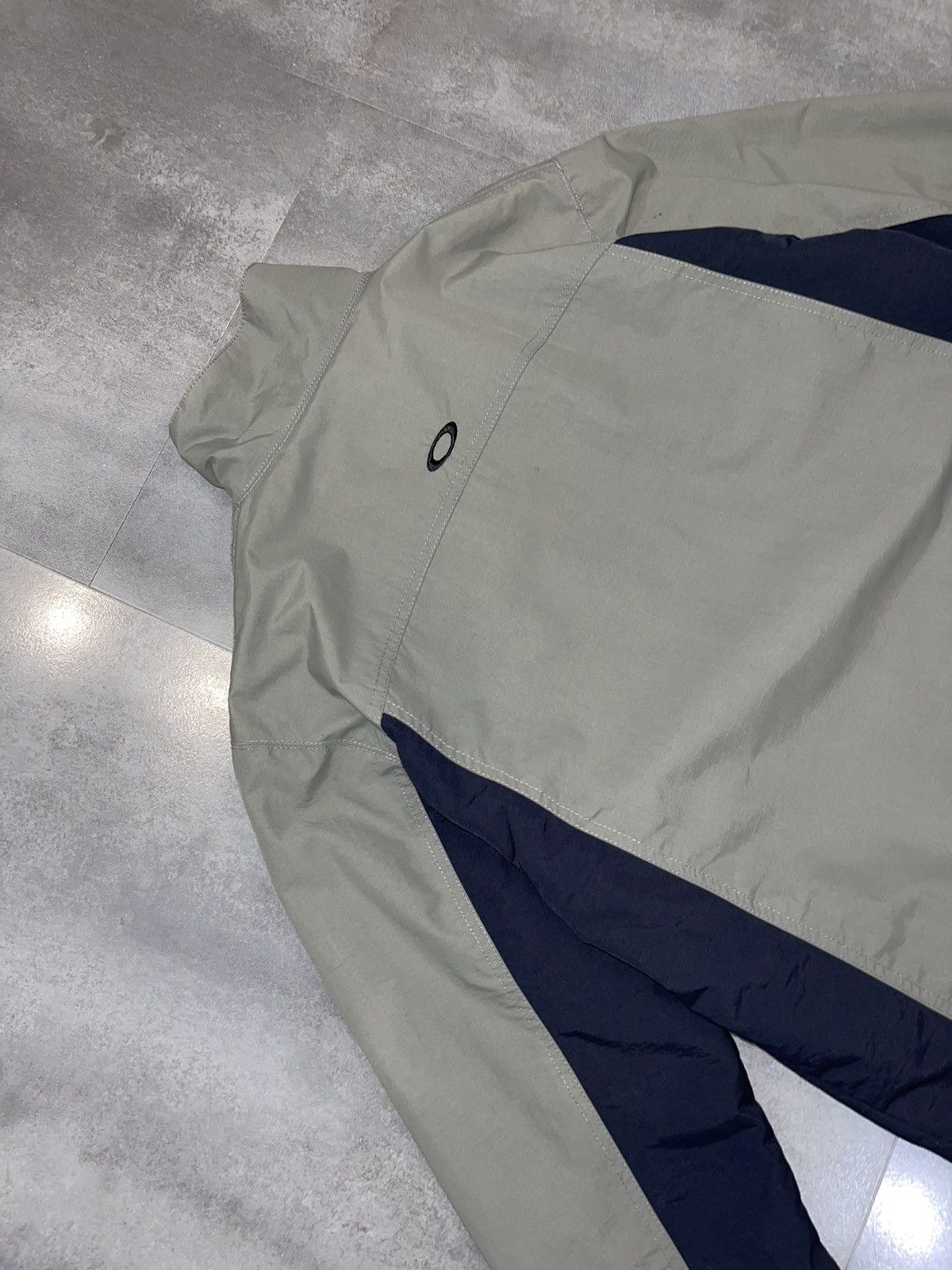image of Archive Oakley Technical Grey Black Mid Jacket in Black Grey, Men's (Size Medium)