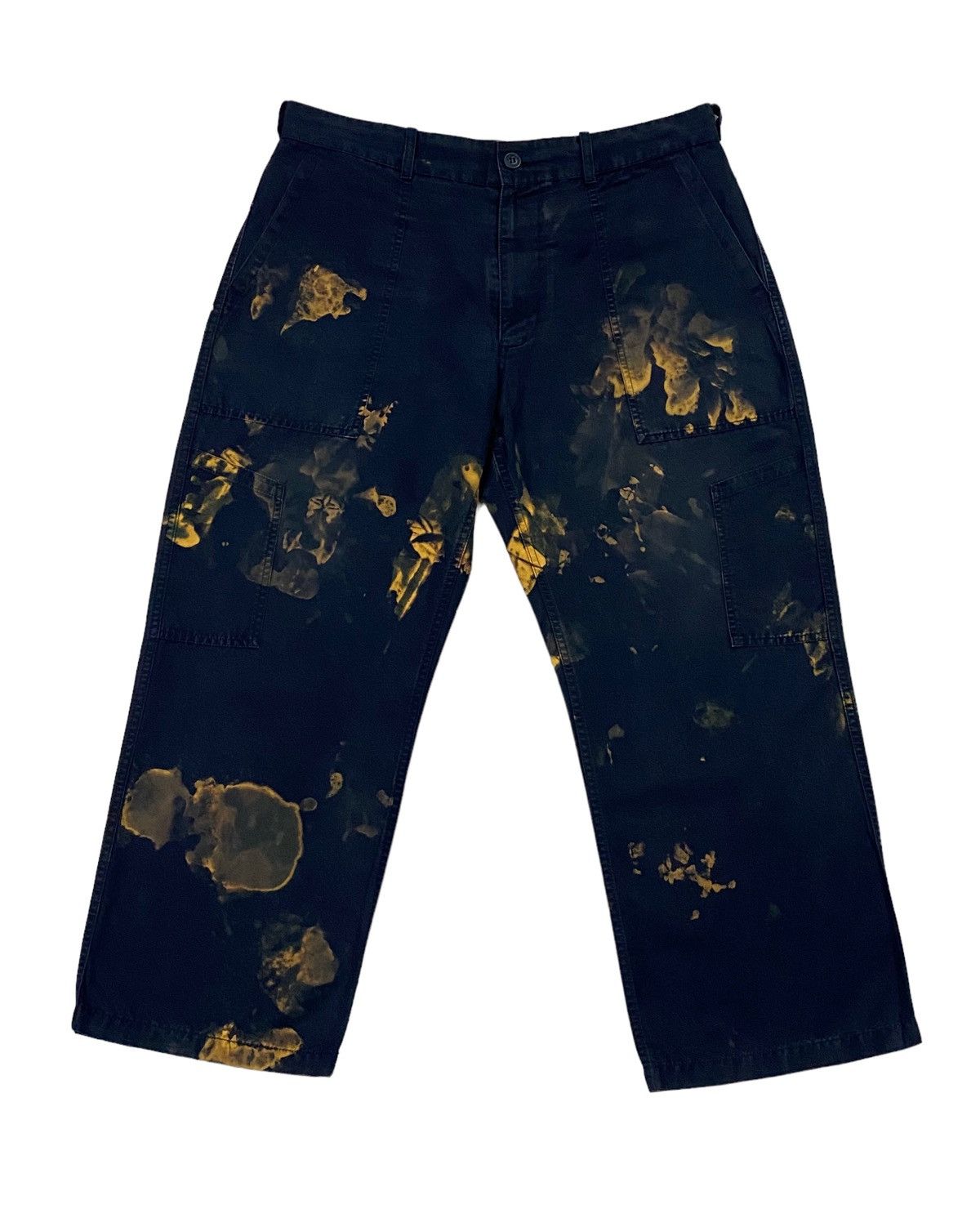 Visvim Rare‼️Visvim Acid Wash Cropped Pants Size US 36 / EU 52 - 2 Thumbnail