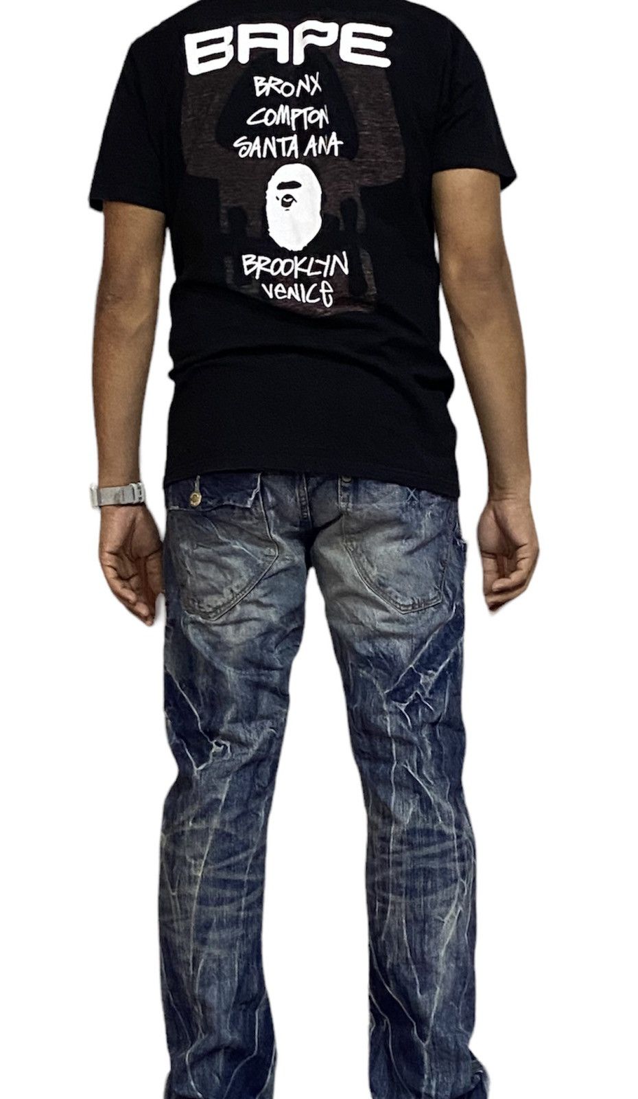 Japanese Brand Rare design🔥🔥Union Made Double Pockets Denim Jeans Size US 33 - 25 Thumbnail