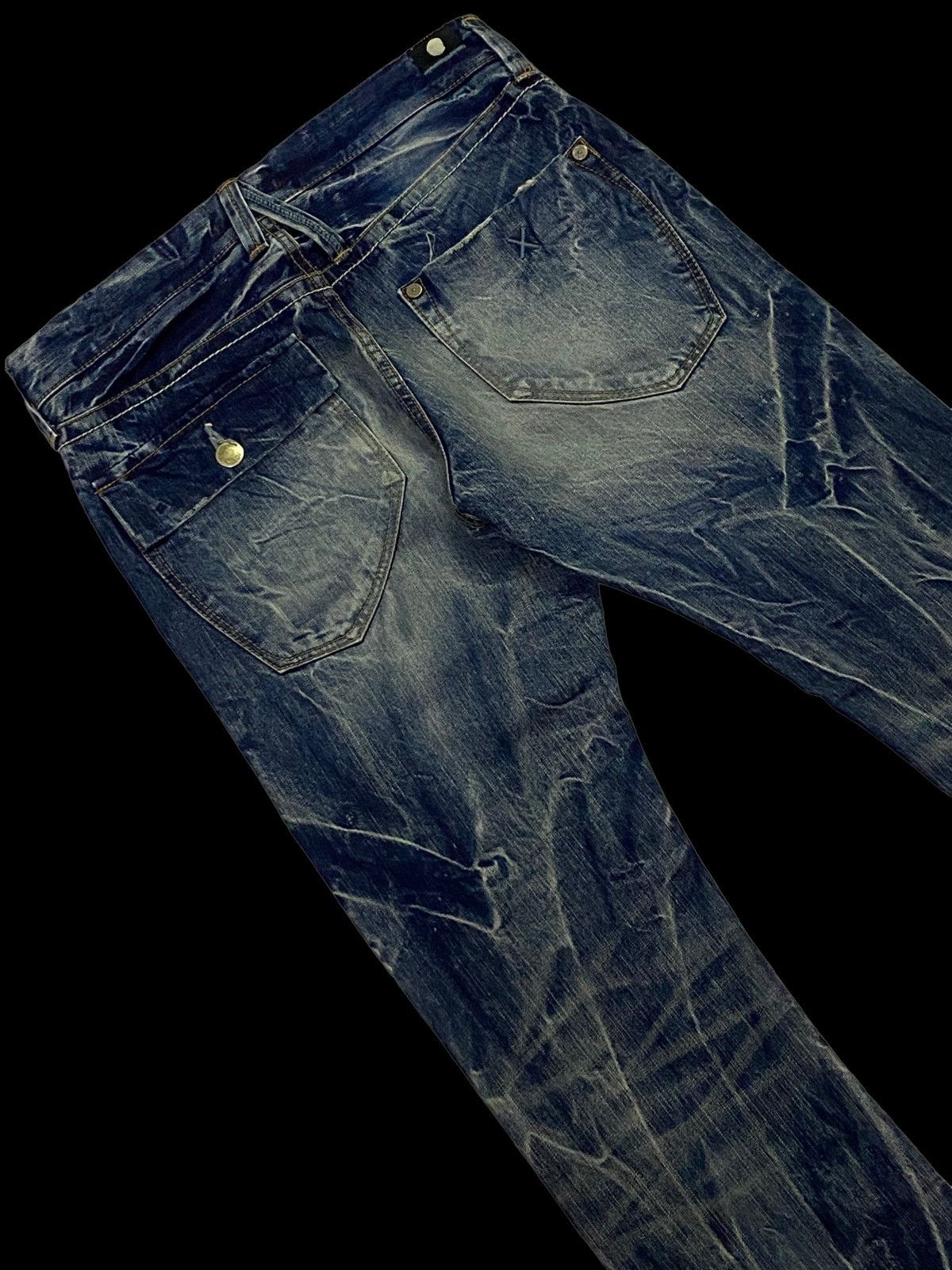 Japanese Brand Rare design🔥🔥Union Made Double Pockets Denim Jeans Size US 33 - 20 Thumbnail