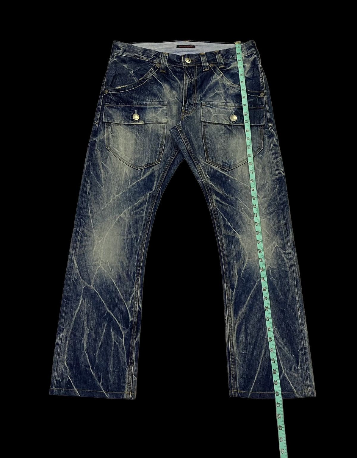 Japanese Brand Rare design🔥🔥Union Made Double Pockets Denim Jeans Size US 33 - 6 Thumbnail