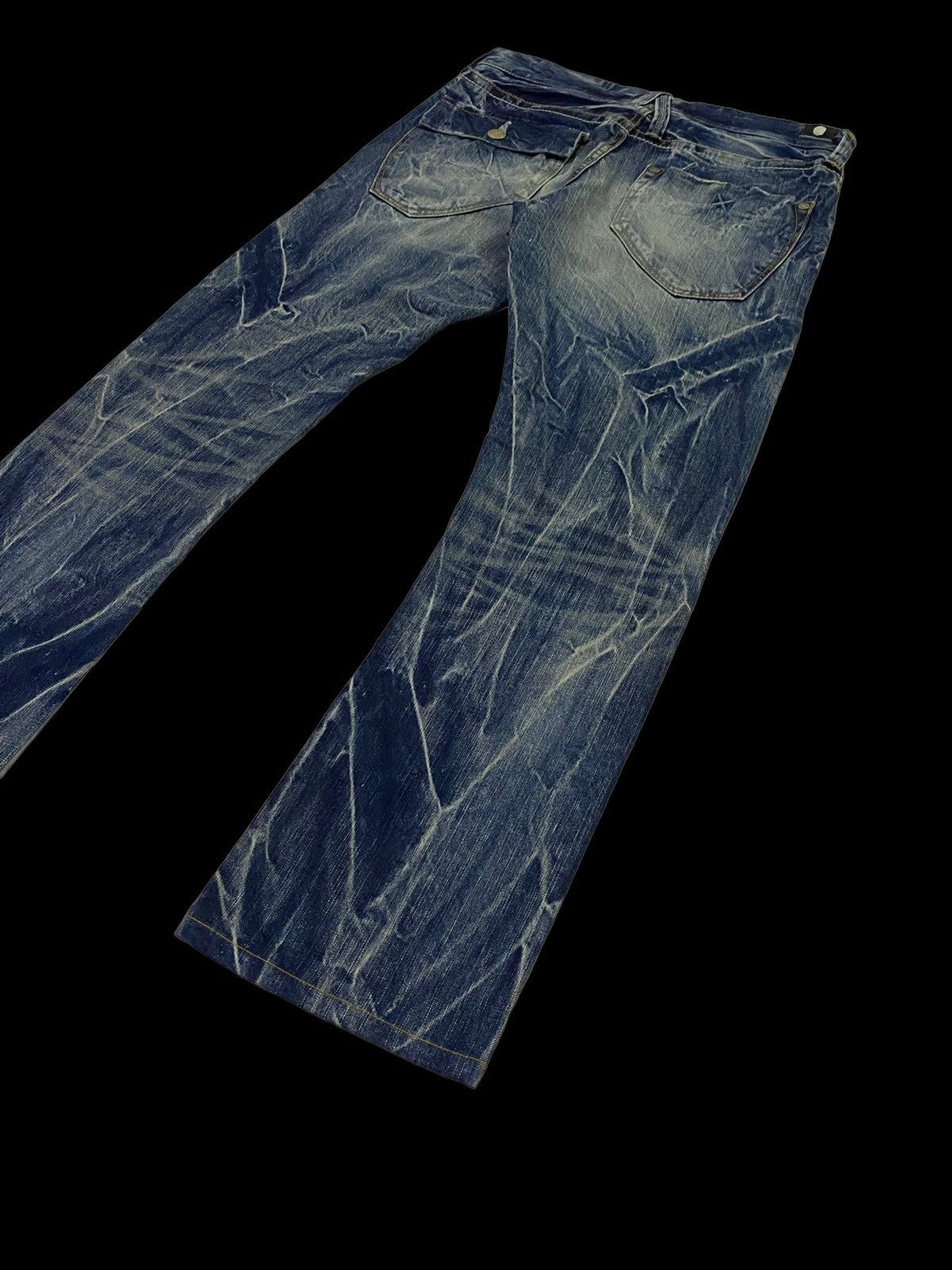 Japanese Brand Rare design🔥🔥Union Made Double Pockets Denim Jeans Size US 33 - 21 Thumbnail