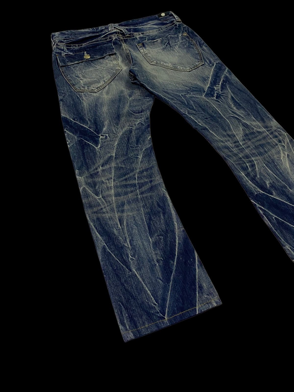 Japanese Brand Rare design🔥🔥Union Made Double Pockets Denim Jeans Size US 33 - 22 Thumbnail