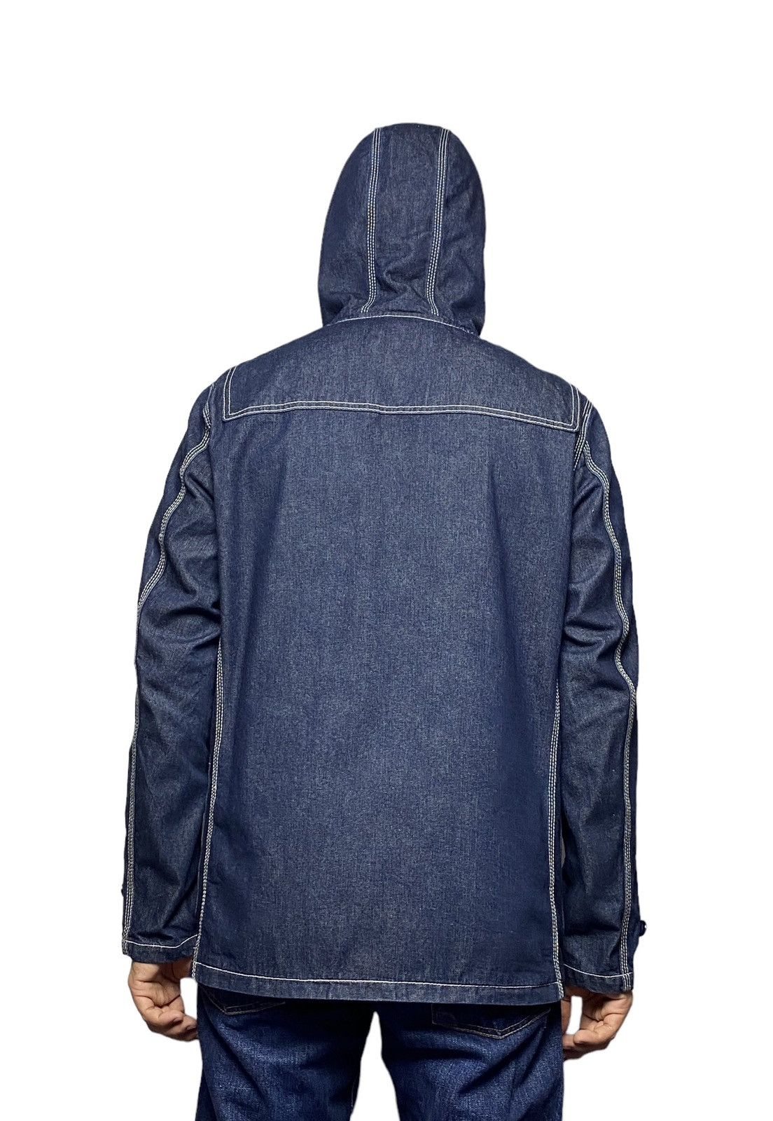 Schott Nice Design‼️Schott NYC Denim Deck Hand Toggle Jacket Hoodie Size US M / EU 48-50 / 2 - 2 Thumbnail