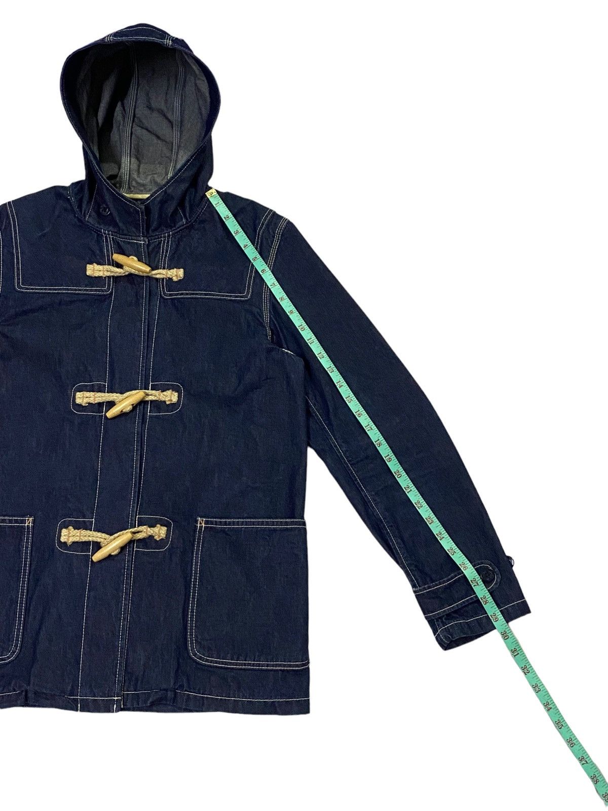 Schott Nice Design‼️Schott NYC Denim Deck Hand Toggle Jacket Hoodie Size US M / EU 48-50 / 2 - 10 Thumbnail