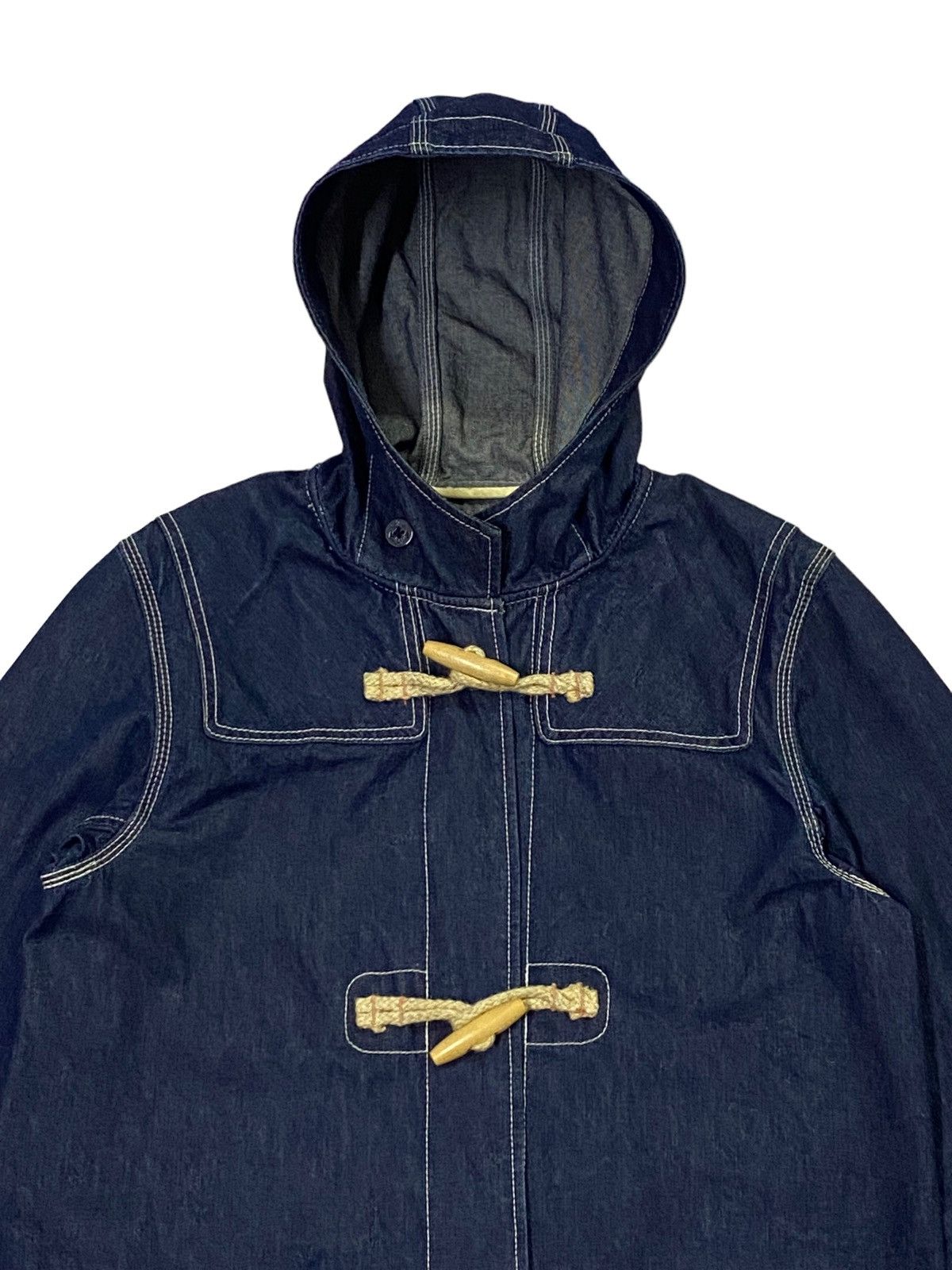 Schott Nice Design‼️Schott NYC Denim Deck Hand Toggle Jacket Hoodie Size US M / EU 48-50 / 2 - 19 Thumbnail