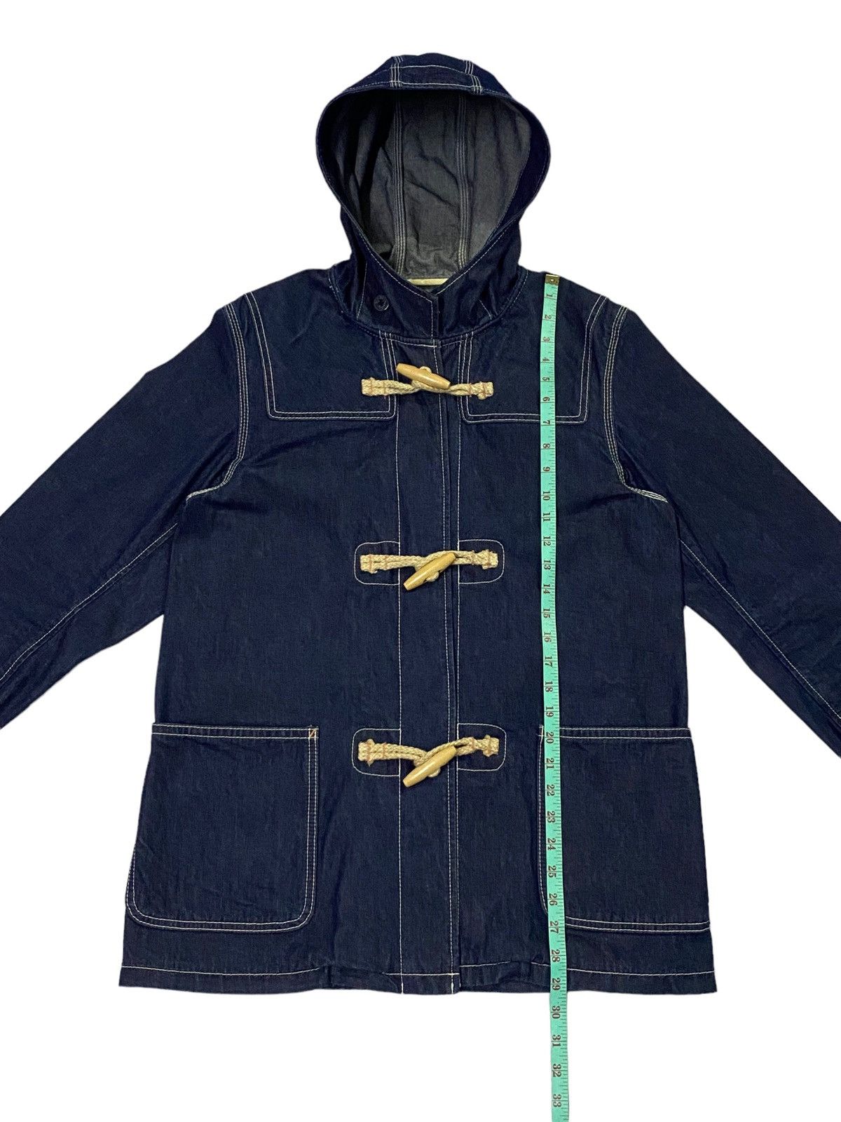 Schott Nice Design‼️Schott NYC Denim Deck Hand Toggle Jacket Hoodie Size US M / EU 48-50 / 2 - 7 Thumbnail