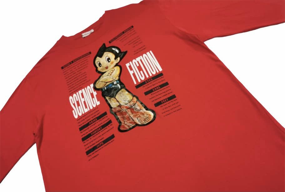 Anime × Cartoon Network × Vintage 3D Astro Boy Tezuka Production Long Sleeve T-Shirts Size US M / EU 48-50 / 2 - 14 Thumbnail