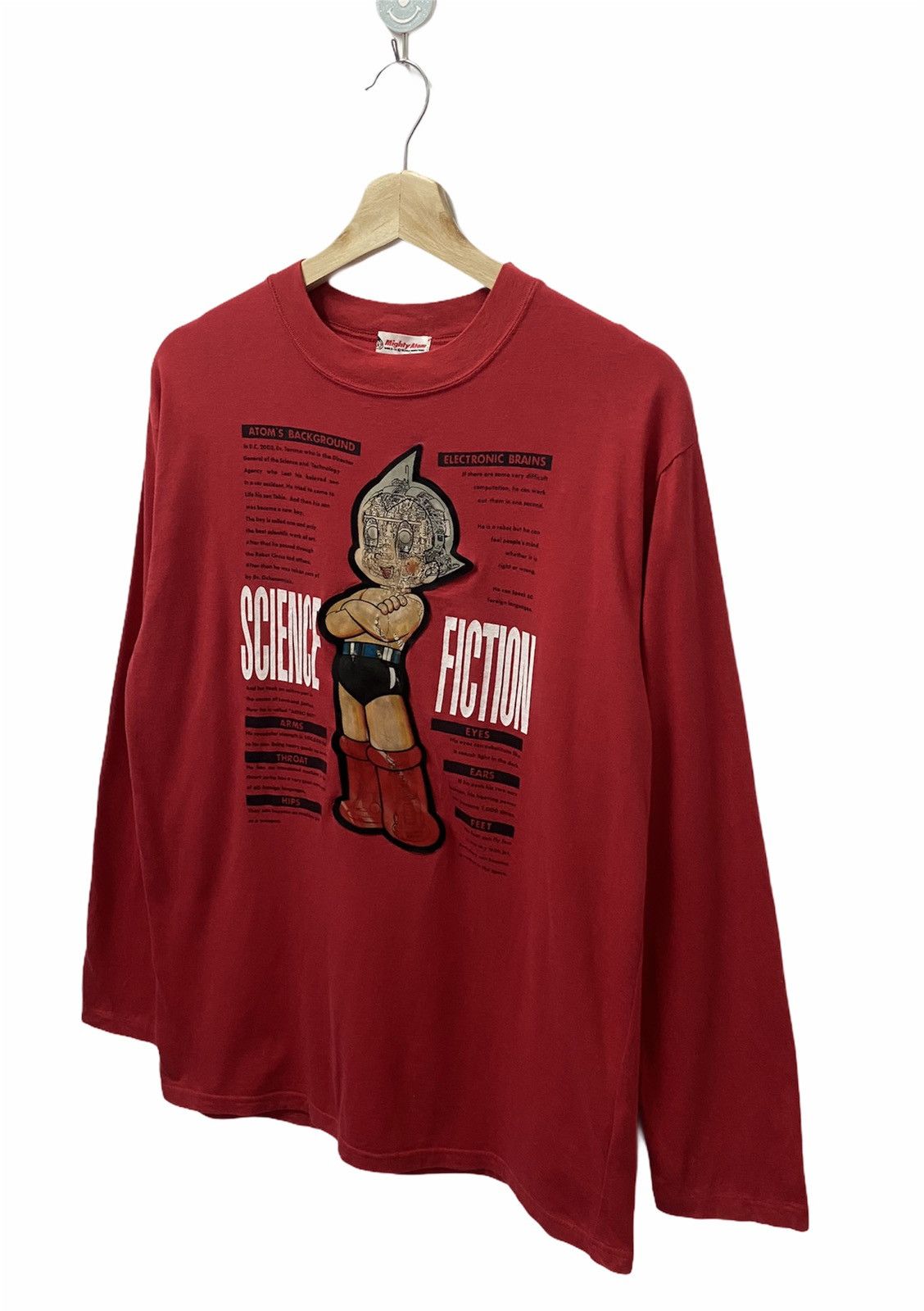 Anime × Cartoon Network × Vintage 3D Astro Boy Tezuka Production Long Sleeve T-Shirts Size US M / EU 48-50 / 2 - 4 Thumbnail