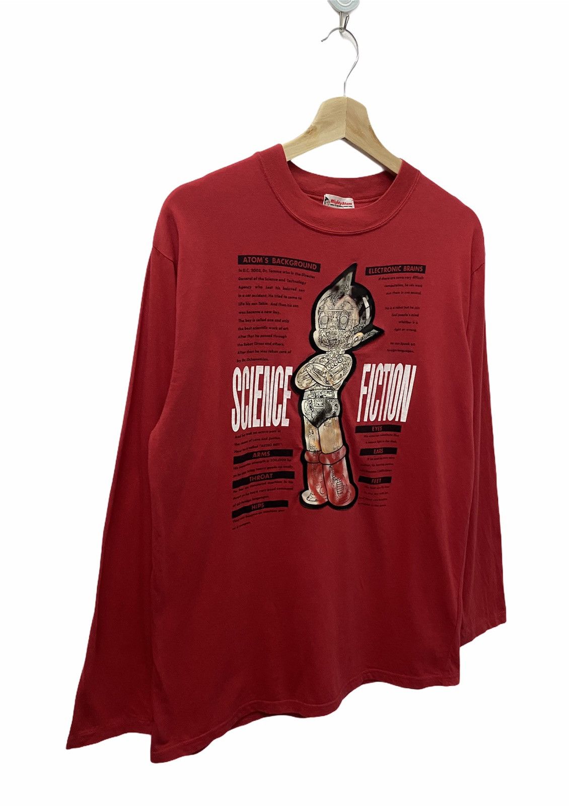 Anime × Cartoon Network × Vintage 3D Astro Boy Tezuka Production Long Sleeve T-Shirts Size US M / EU 48-50 / 2 - 3 Thumbnail