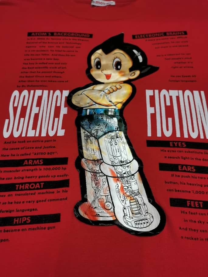 Anime × Cartoon Network × Vintage 3D Astro Boy Tezuka Production Long Sleeve T-Shirts Size US M / EU 48-50 / 2 - 15 Thumbnail