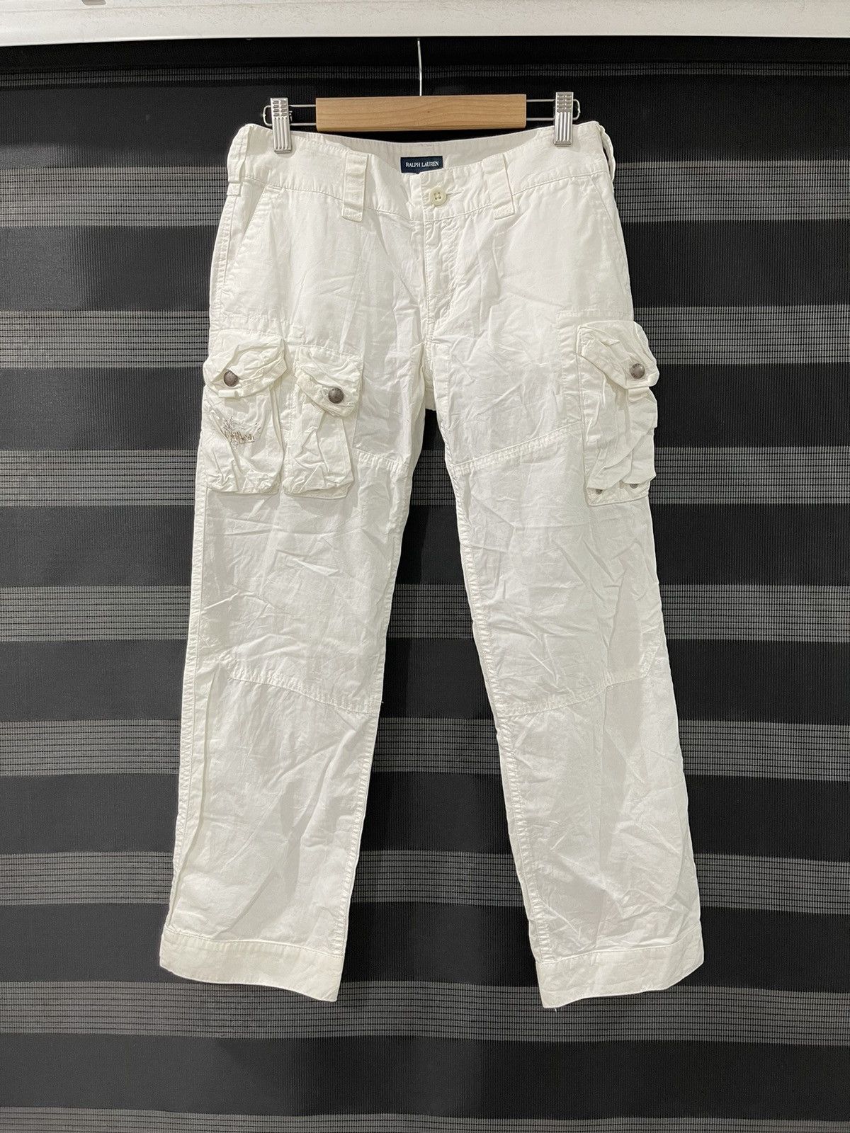 Polo Ralph Lauren × Ralph Lauren × Vintage Vintage Ralph Lauren Short Cargo Pants Size US 28 / EU 44 - 1 Thumbnail