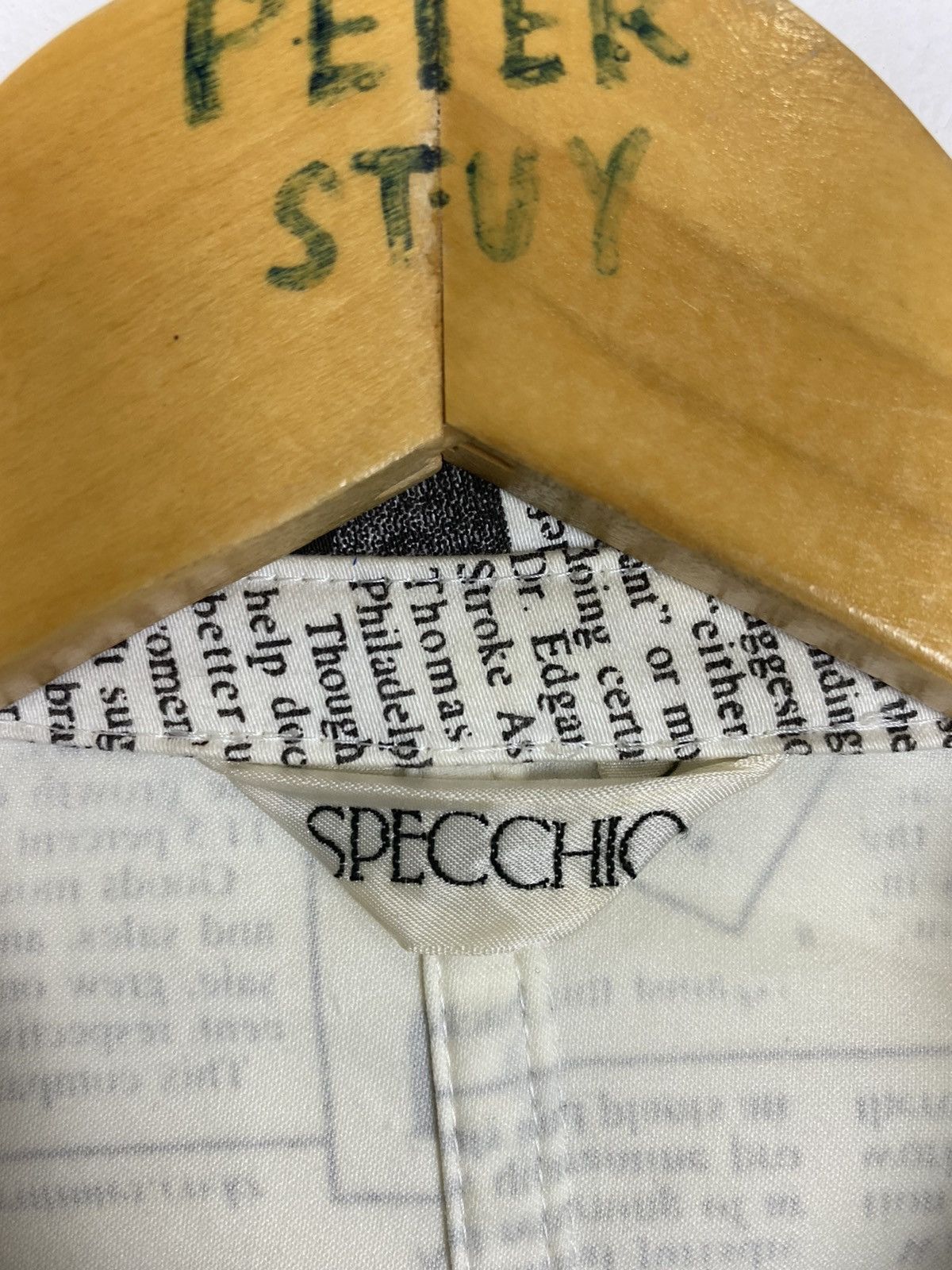Japanese Brand New Paper Jacket Style by Specchio -Medium Size Size US M / EU 48-50 / 2 - 8 Thumbnail