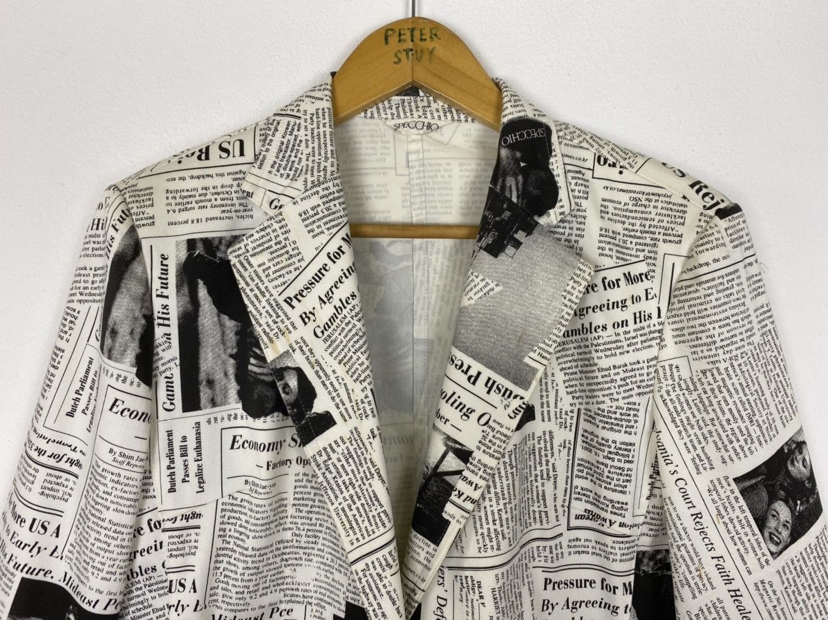 Japanese Brand New Paper Jacket Style by Specchio -Medium Size Size US M / EU 48-50 / 2 - 6 Thumbnail
