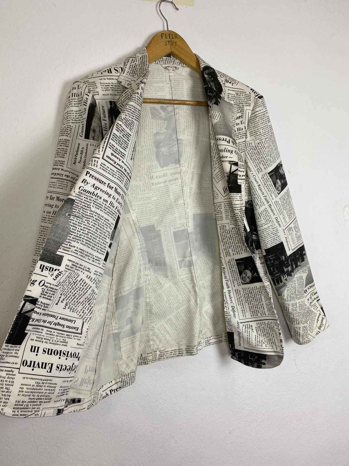 Japanese Brand New Paper Jacket Style by Specchio -Medium Size Size US M / EU 48-50 / 2 - 5 Thumbnail