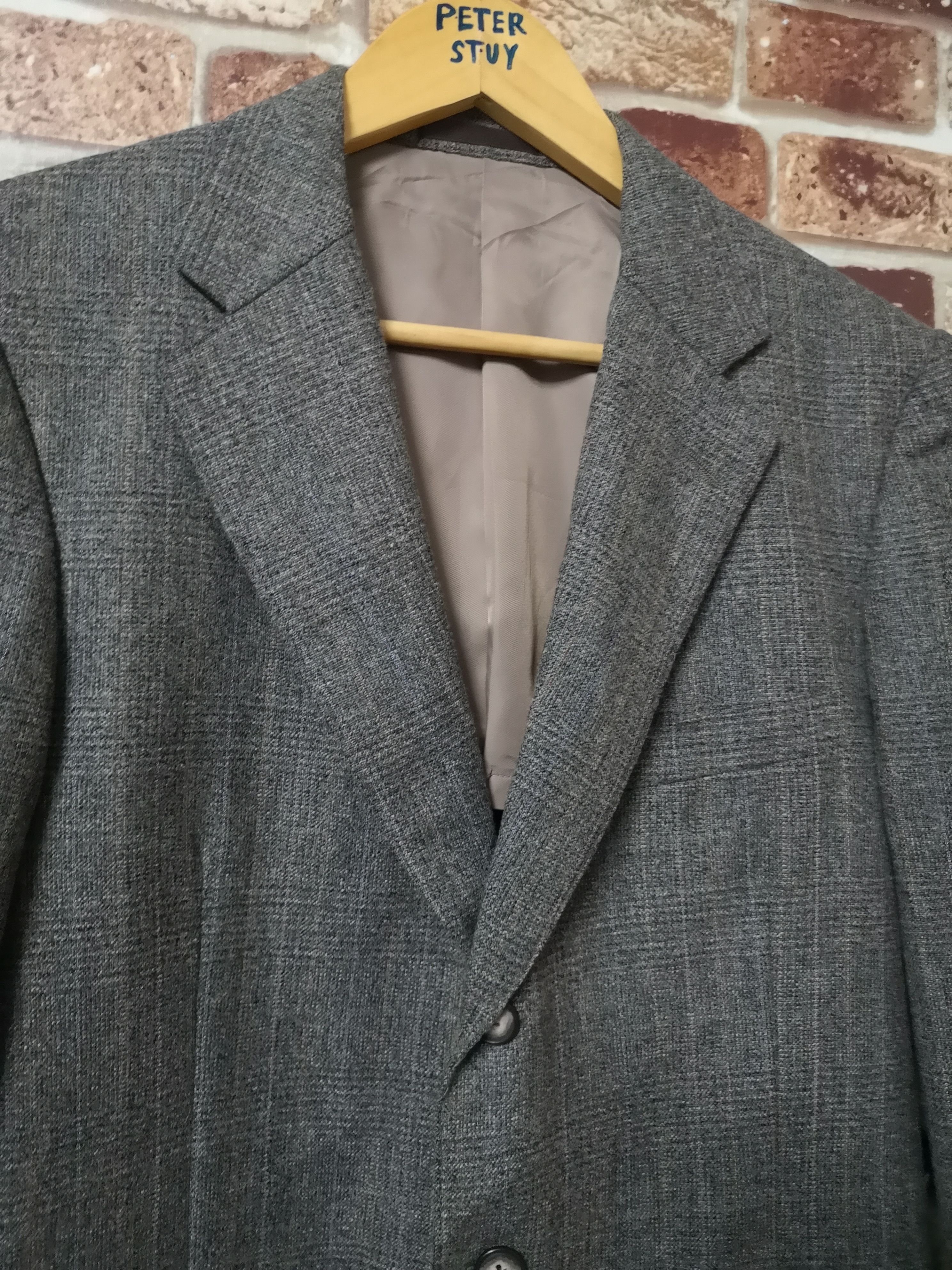 Burberry × Designer WOOL BLAZER NICE DESIGN Size US M / EU 48-50 / 2 - 3 Thumbnail