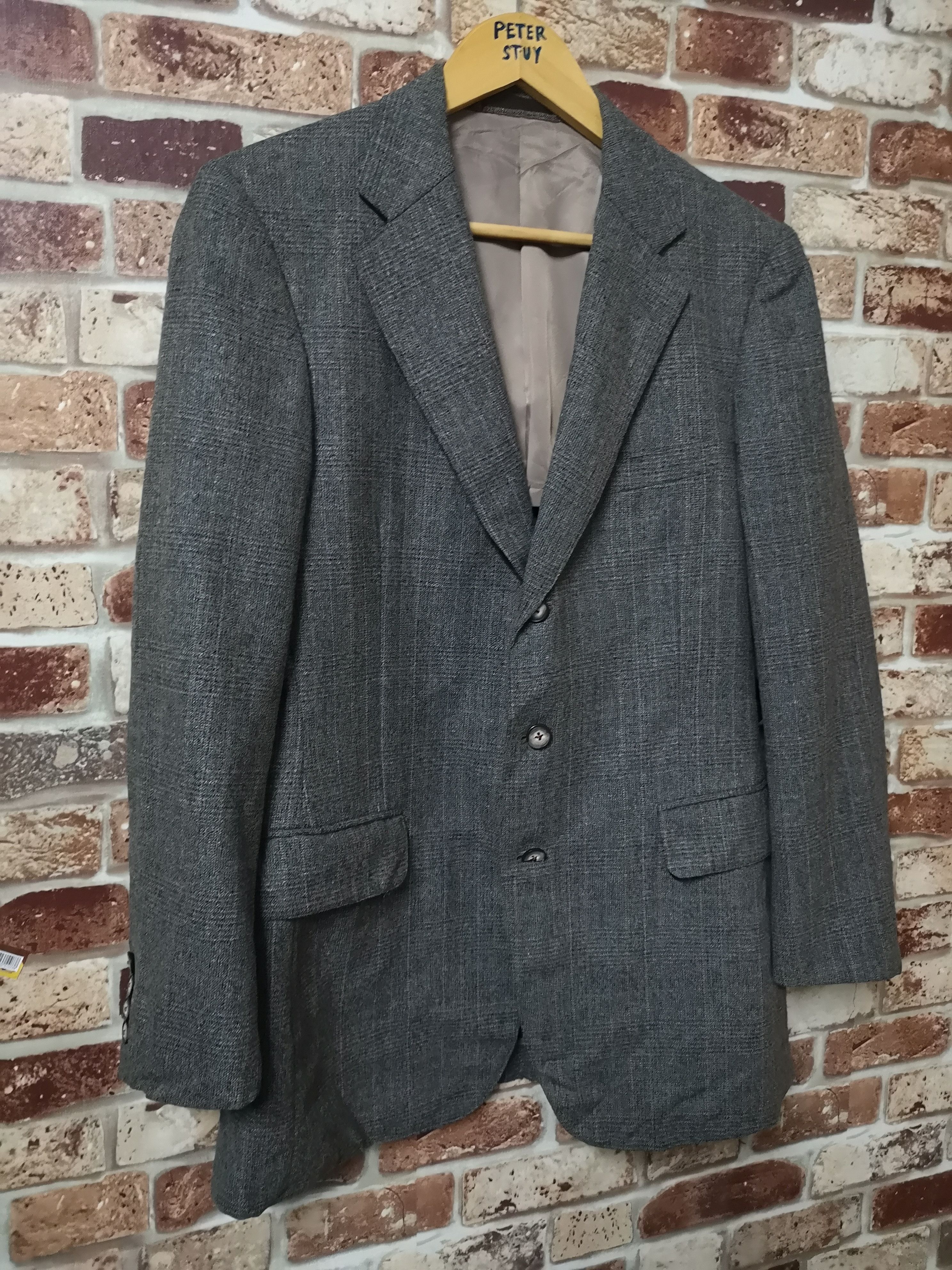 Burberry × Designer WOOL BLAZER NICE DESIGN Size US M / EU 48-50 / 2 - 1 Thumbnail