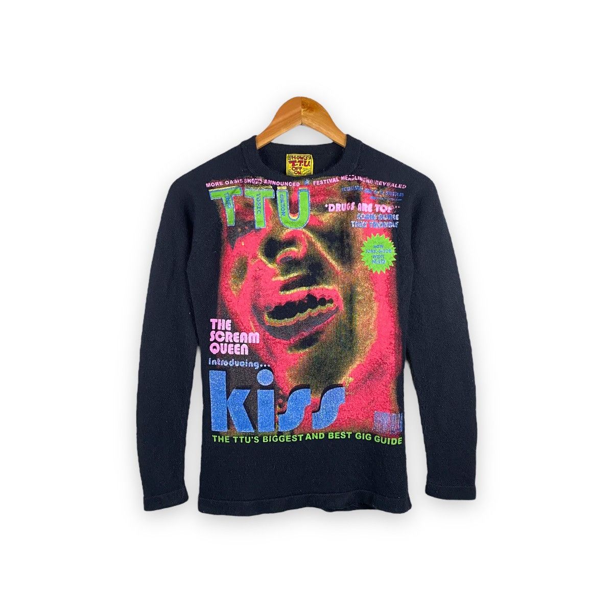 Japanese Brand × Seditionaries × Vintage HOW'S TTU OFF AND ON INDUSTRY FIFTH COLUMN STYLE KNIT SHIRT Size US XS / EU 42 / 0 - 1 Thumbnail