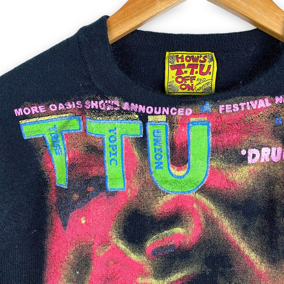 Japanese Brand × Seditionaries × Vintage HOW'S TTU OFF AND ON INDUSTRY FIFTH COLUMN STYLE KNIT SHIRT Size US XS / EU 42 / 0 - 5 Thumbnail