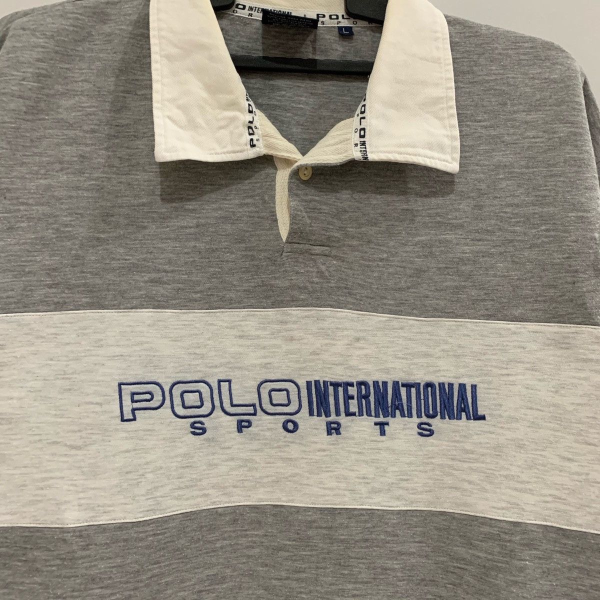 Vintage POLO INTERNASIONAL SPORT Sweatshirt Size L Fits XL Size US XL / EU 56 / 4 - 3 Thumbnail