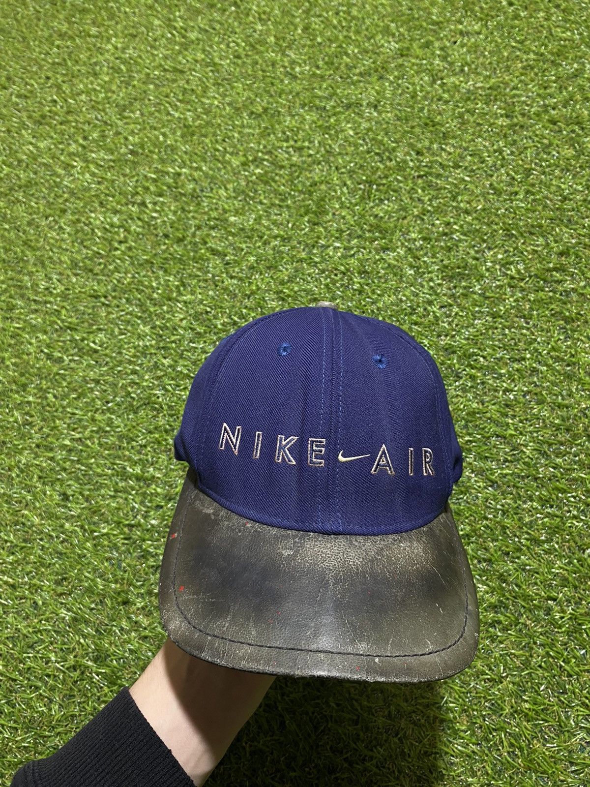 Nike Vintage 90s Nike cap streetwear y2k style small swoosh Size ONE SIZE - 1 Thumbnail