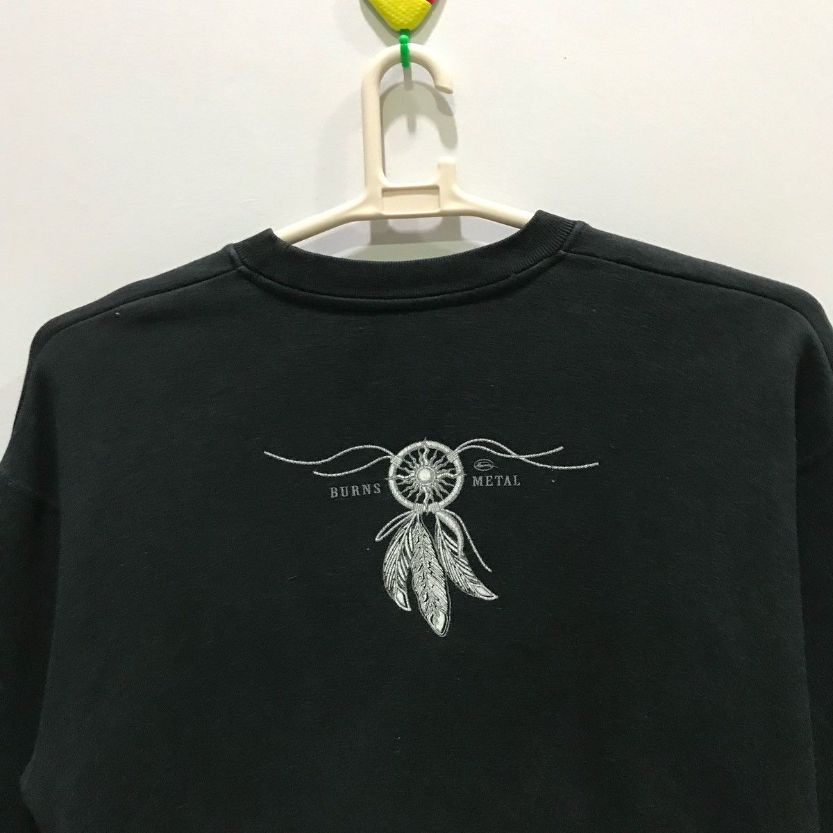 Vintage CHEVROLET BURNS METAL Sweatshirts Size L Size US L / EU 52-54 / 3 - 9 Thumbnail