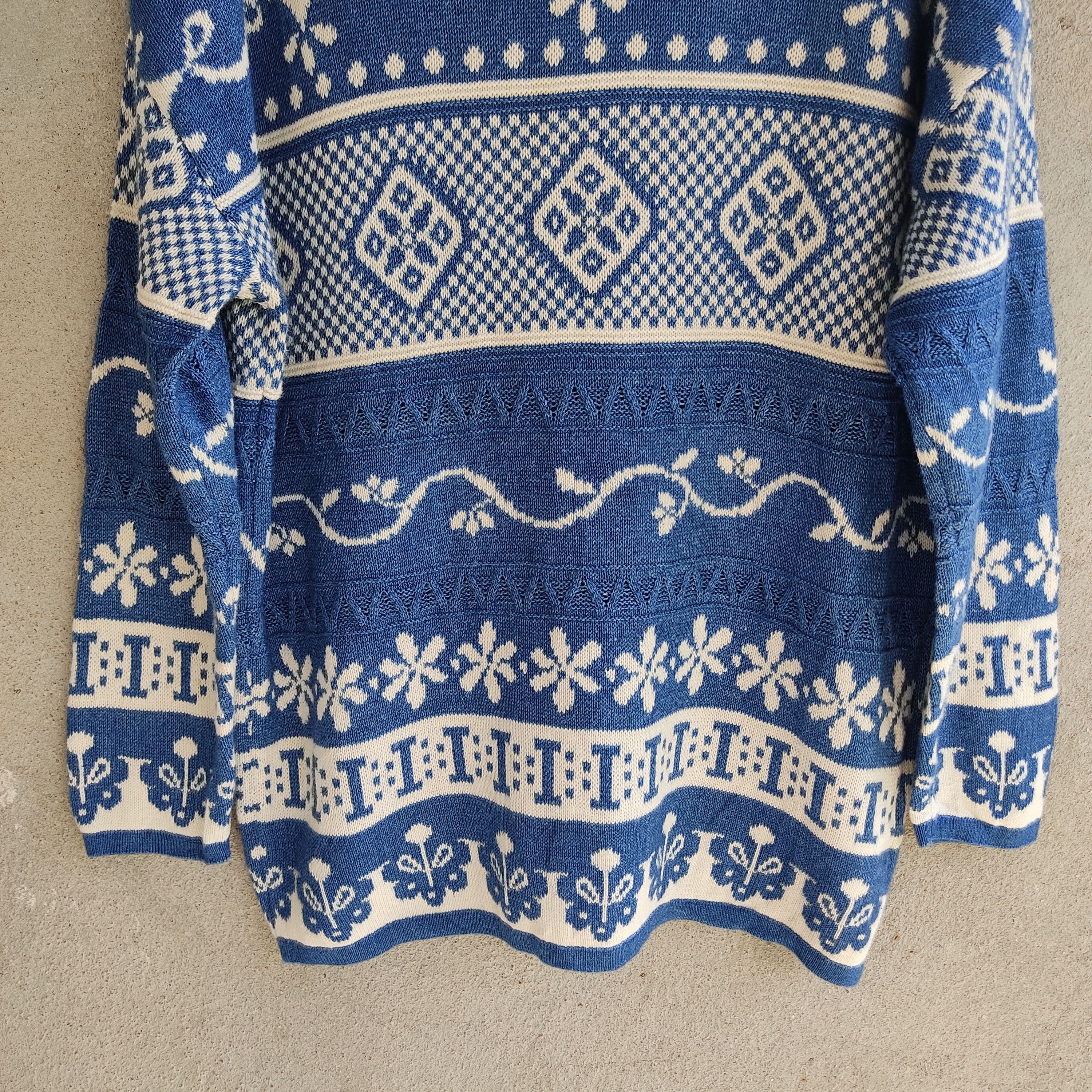 Benetton Blue Family Benetton Basic Knitwear Jumper Size L / US 10 / IT 46 - 10 Thumbnail