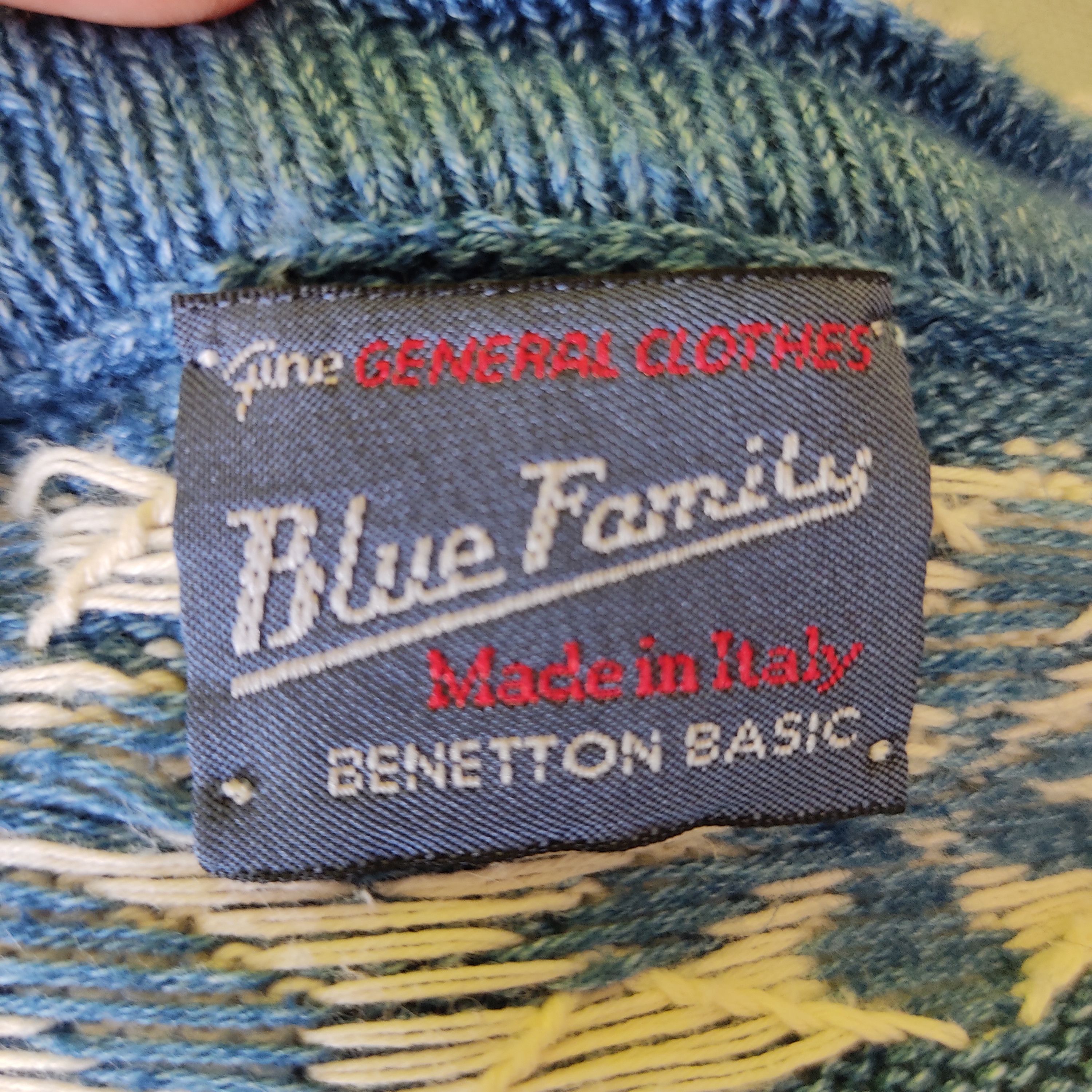 Benetton Blue Family Benetton Basic Knitwear Jumper Size L / US 10 / IT 46 - 12 Thumbnail