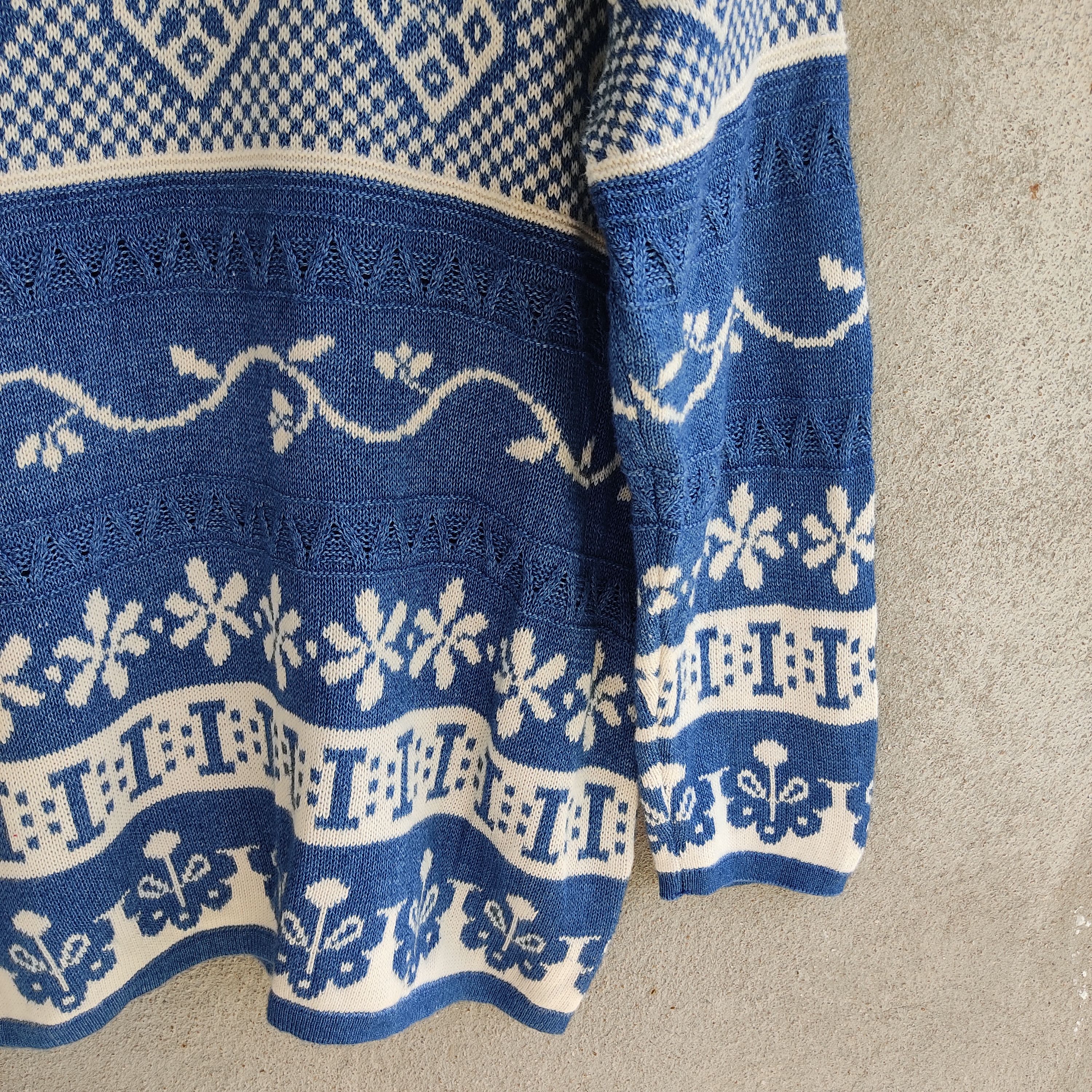 Benetton Blue Family Benetton Basic Knitwear Jumper Size L / US 10 / IT 46 - 6 Thumbnail