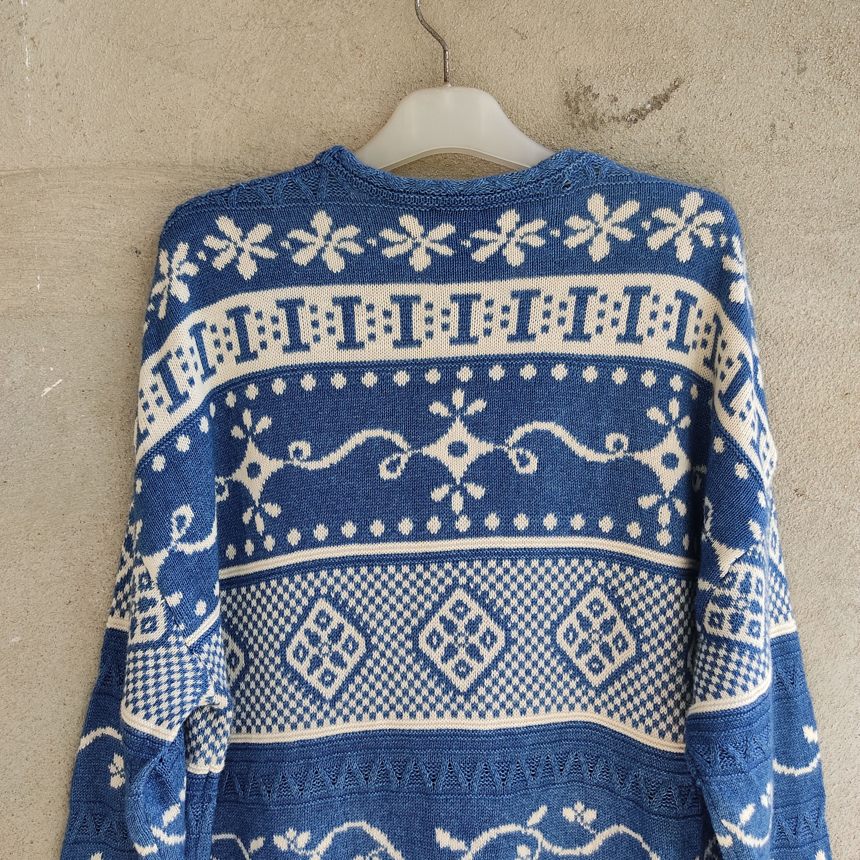 Benetton Blue Family Benetton Basic Knitwear Jumper Size L / US 10 / IT 46 - 9 Thumbnail