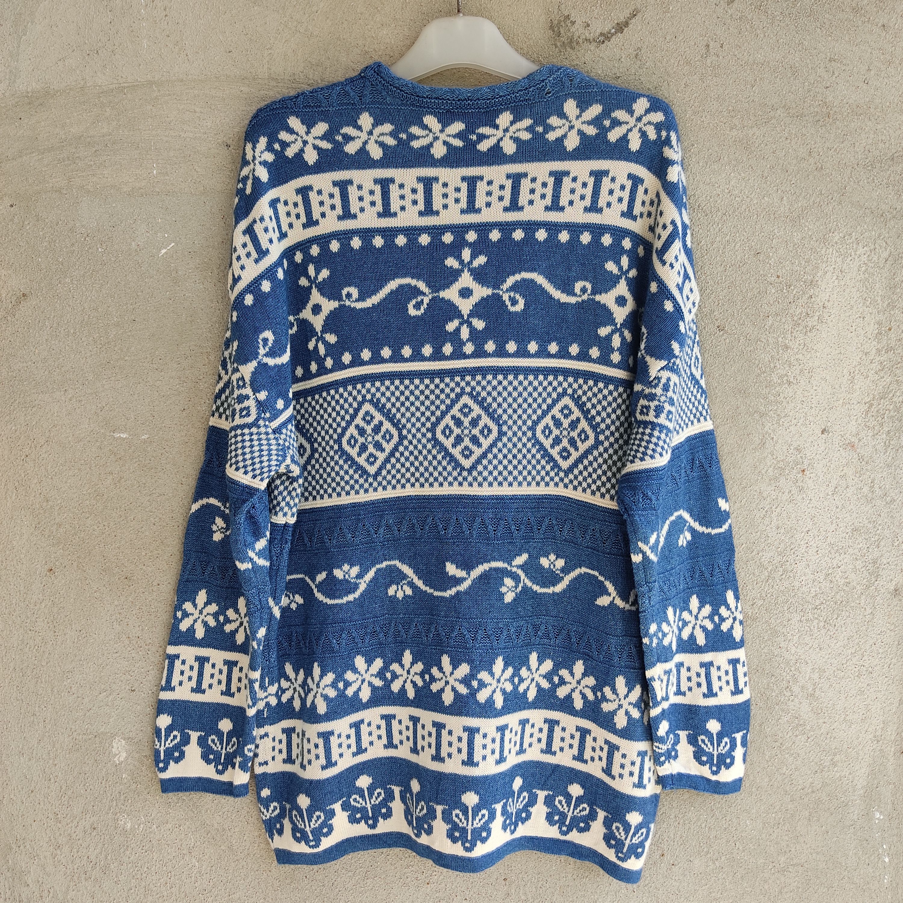 Benetton Blue Family Benetton Basic Knitwear Jumper Size L / US 10 / IT 46 - 8 Thumbnail