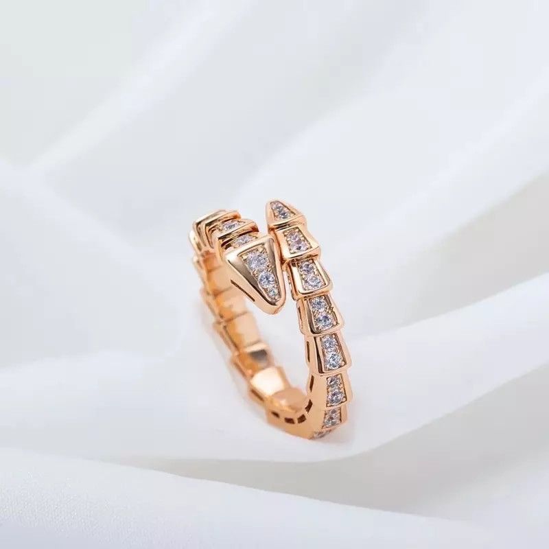 Jewelry × Vintage Snake Bone Spring Ring Size ONE SIZE - 1 Thumbnail