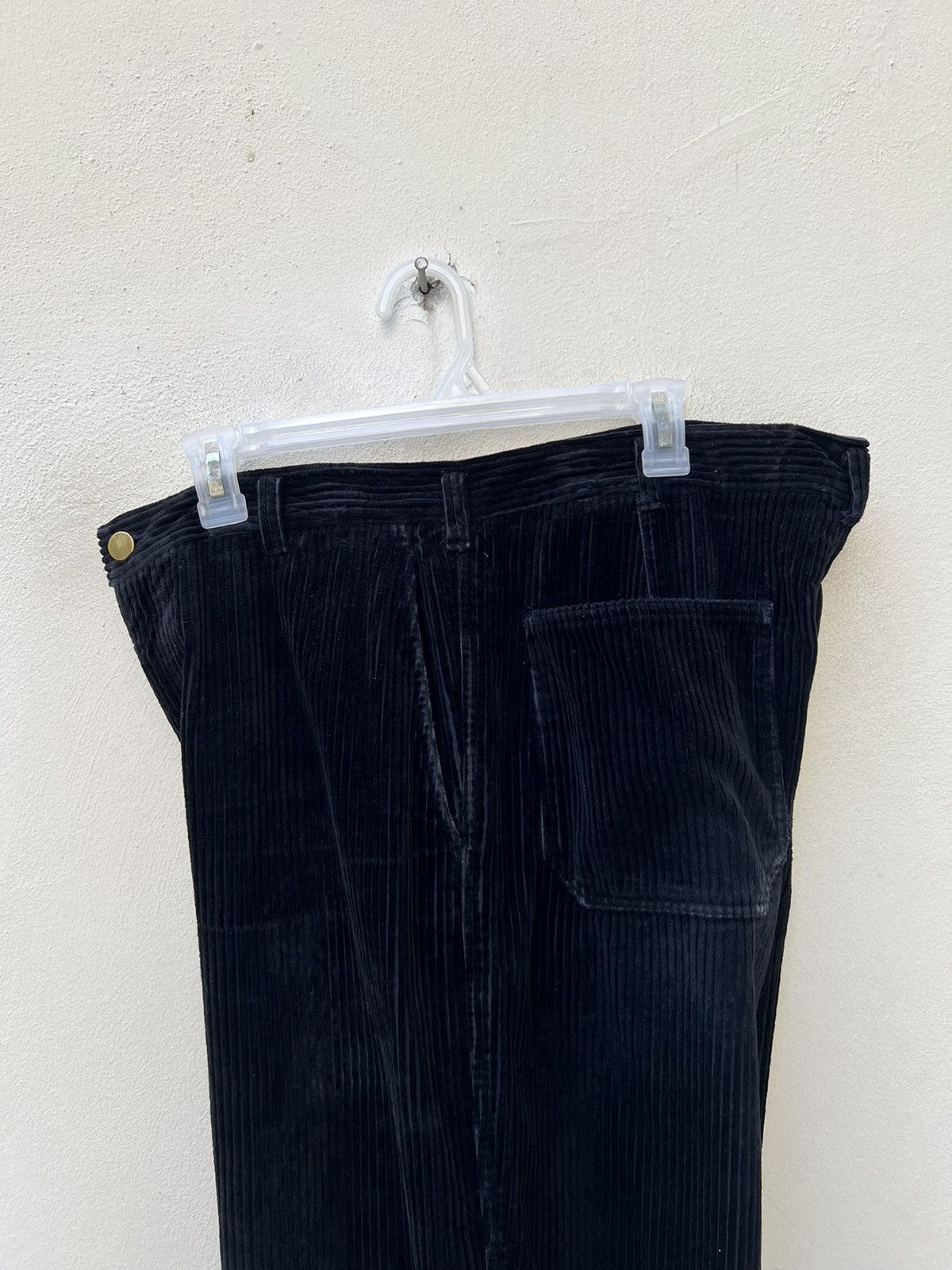 Comme des Garcons Homme VTG 90s Comme des Garçons Homme Fade Black Rips Cord Pant Size US 32 / EU 48 - 17 Thumbnail