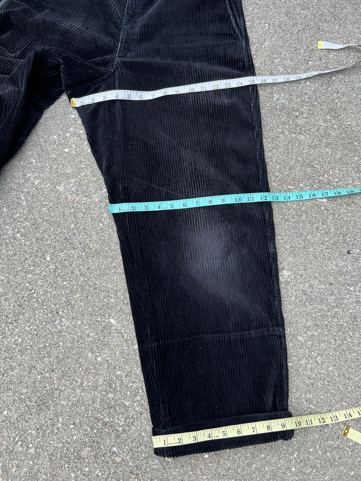 Comme des Garcons Homme VTG 90s Comme des Garçons Homme Fade Black Rips Cord Pant Size US 32 / EU 48 - 3 Thumbnail