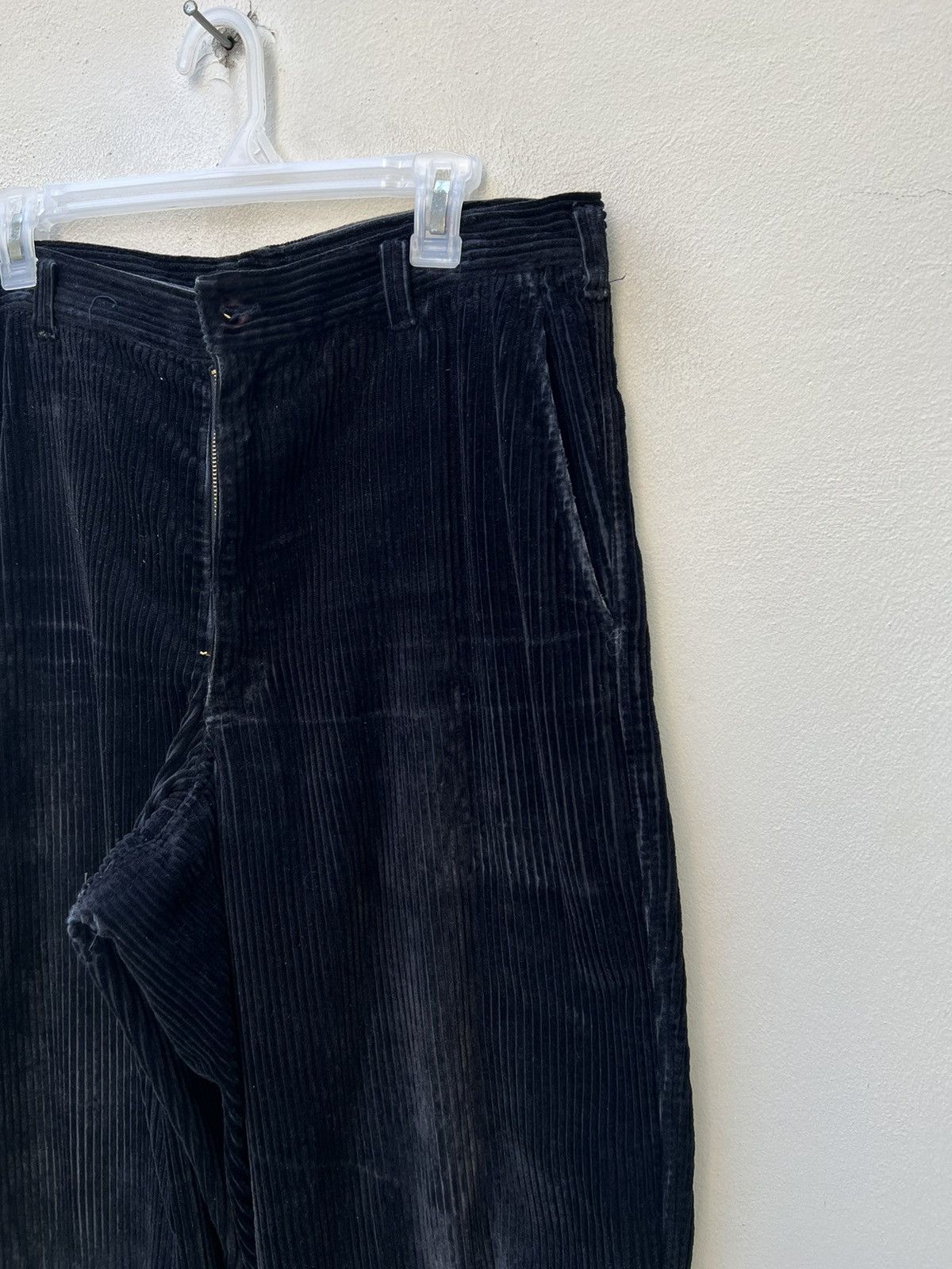 Comme des Garcons Homme VTG 90s Comme des Garçons Homme Fade Black Rips Cord Pant Size US 32 / EU 48 - 11 Thumbnail