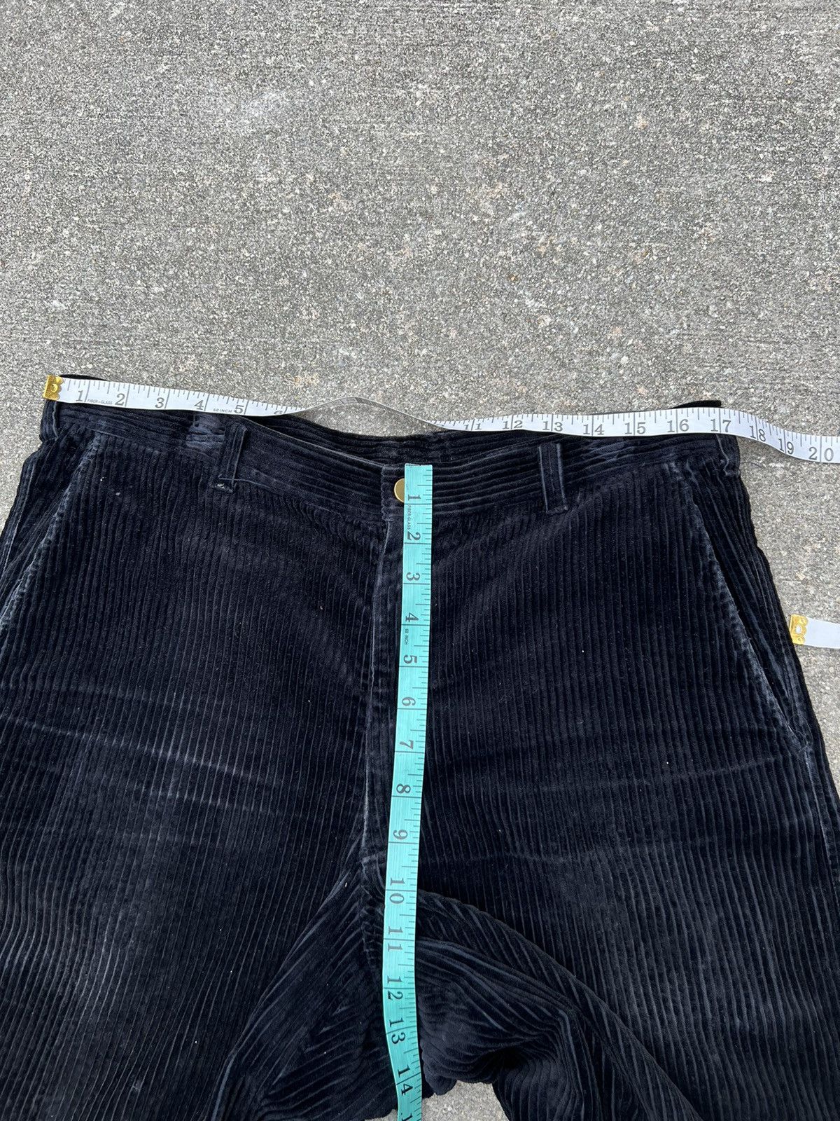 Comme des Garcons Homme VTG 90s Comme des Garçons Homme Fade Black Rips Cord Pant Size US 32 / EU 48 - 2 Thumbnail