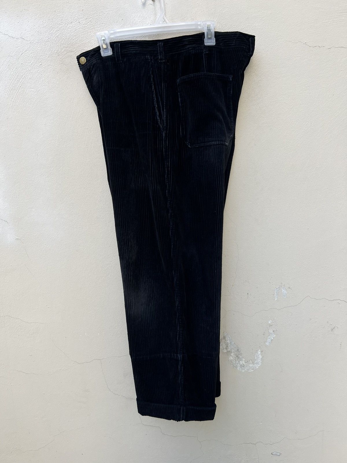 Comme des Garcons Homme VTG 90s Comme des Garçons Homme Fade Black Rips Cord Pant Size US 32 / EU 48 - 16 Thumbnail