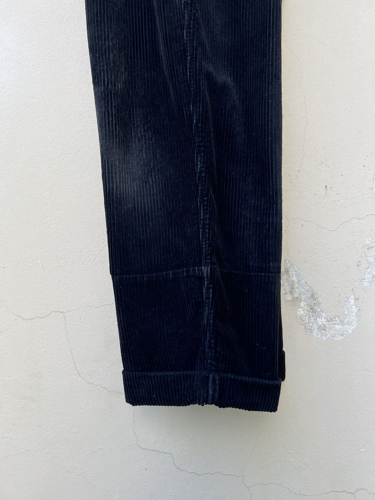 Comme des Garcons Homme VTG 90s Comme des Garçons Homme Fade Black Rips Cord Pant Size US 32 / EU 48 - 18 Thumbnail