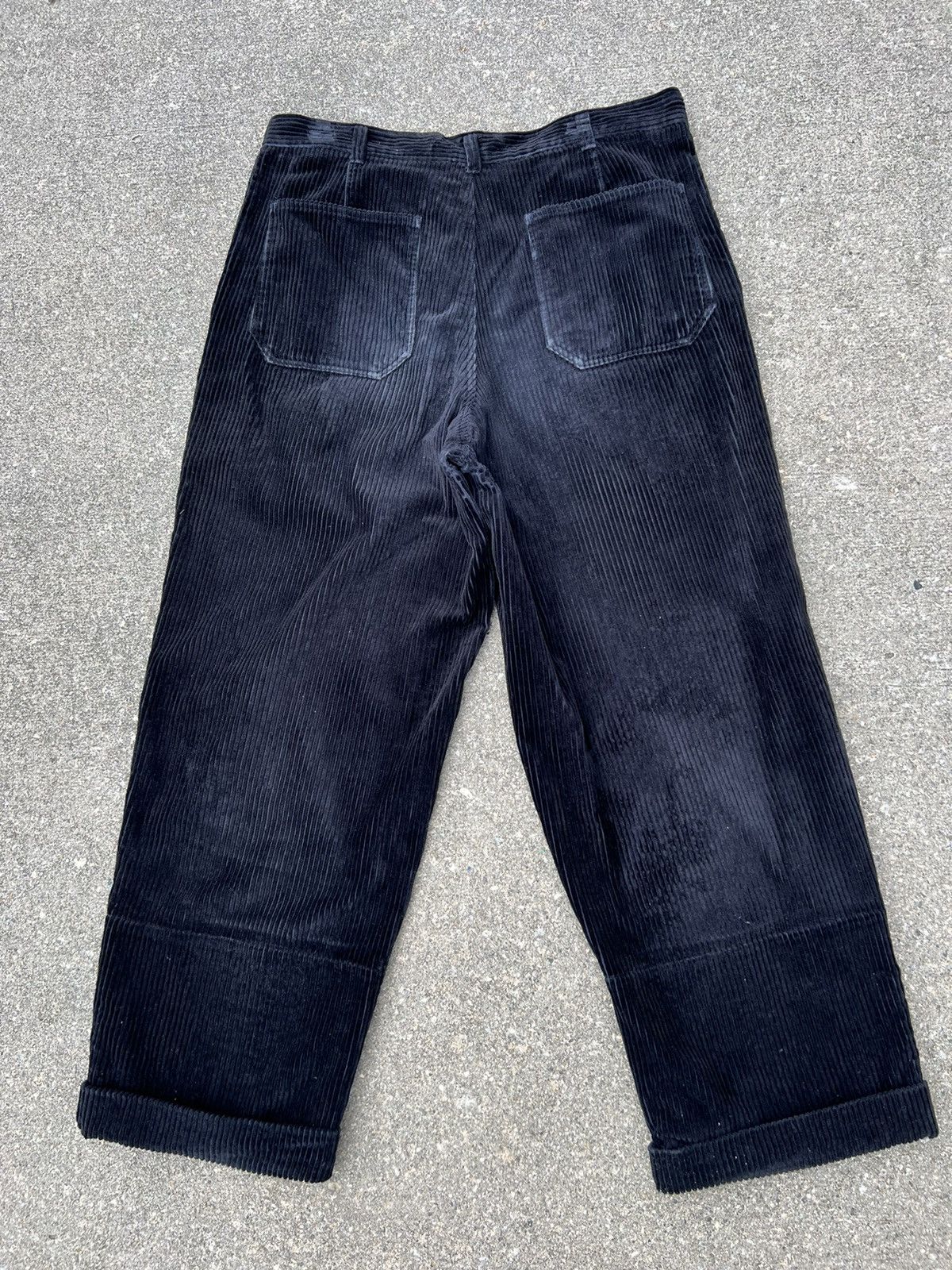 Comme des Garcons Homme VTG 90s Comme des Garçons Homme Fade Black Rips Cord Pant Size US 32 / EU 48 - 5 Thumbnail
