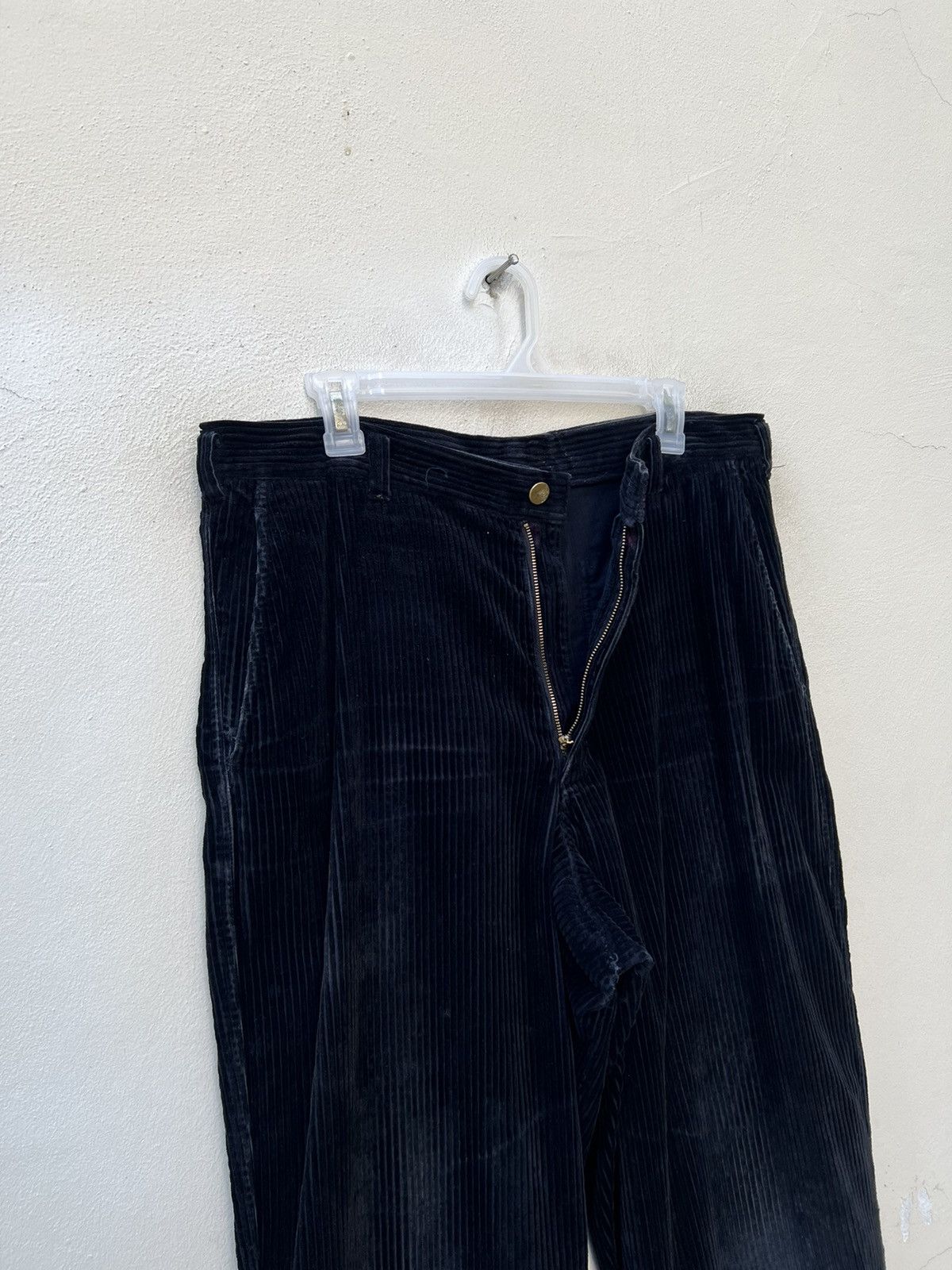 Comme des Garcons Homme VTG 90s Comme des Garçons Homme Fade Black Rips Cord Pant Size US 32 / EU 48 - 9 Thumbnail