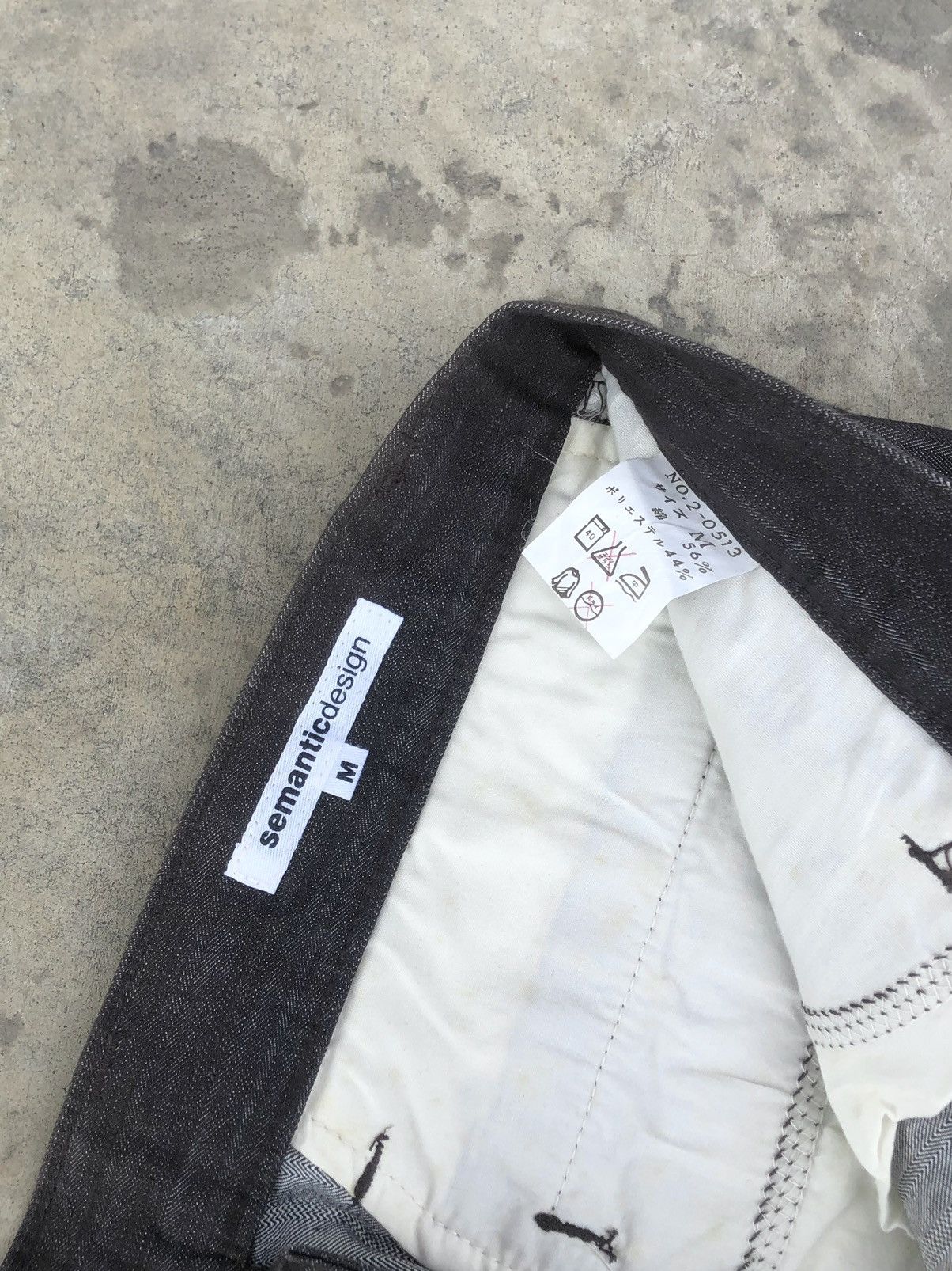 If Six Was Nine × KMRii × Le Grande Bleu (L.G.B.) 2000’ Semantic Design Waxed Pants Size US 31 - 5 Thumbnail