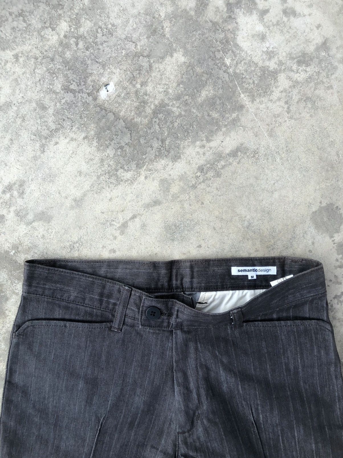 If Six Was Nine × KMRii × Le Grande Bleu (L.G.B.) 2000’ Semantic Design Waxed Pants Size US 31 - 2 Thumbnail