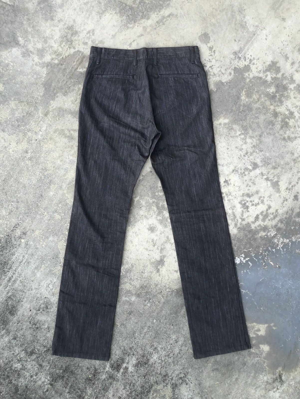 If Six Was Nine × KMRii × Le Grande Bleu (L.G.B.) 2000’ Semantic Design Waxed Pants Size US 31 - 7 Thumbnail