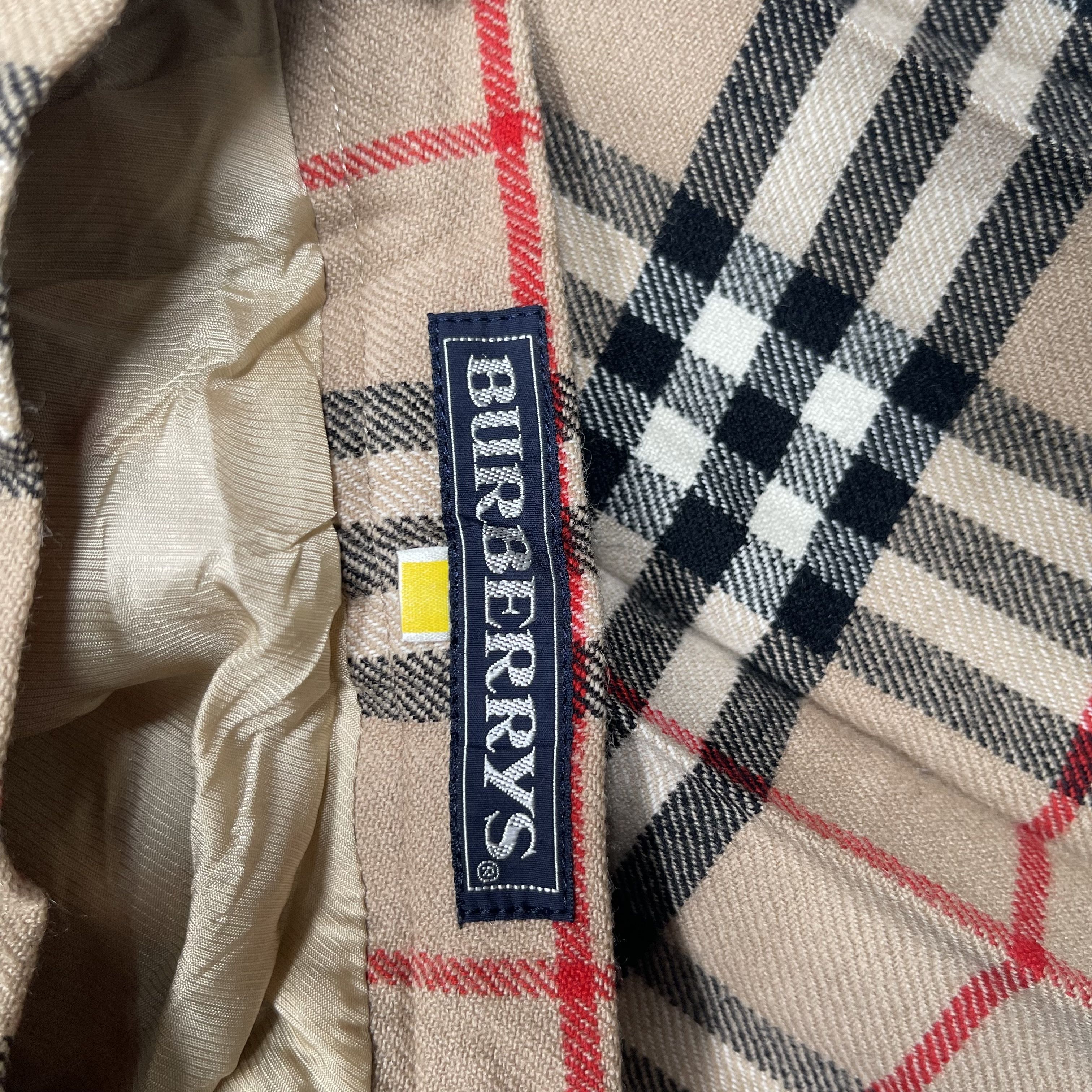 Burberry × Vintage Burberry Tartan Plaid Check Vintage Wool Pleated Midi Skirt Size 23" - 5 Thumbnail