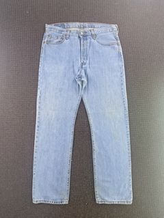 Size 34x31 Vintage Levis 501 LVC Blue Stone Washed Jeans 