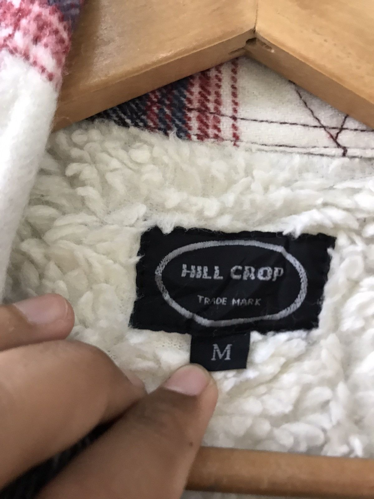 Vintage Vintage Hill Crop Shearling Sherpa Flannel jacket Size US L / EU 52-54 / 3 - 4 Thumbnail
